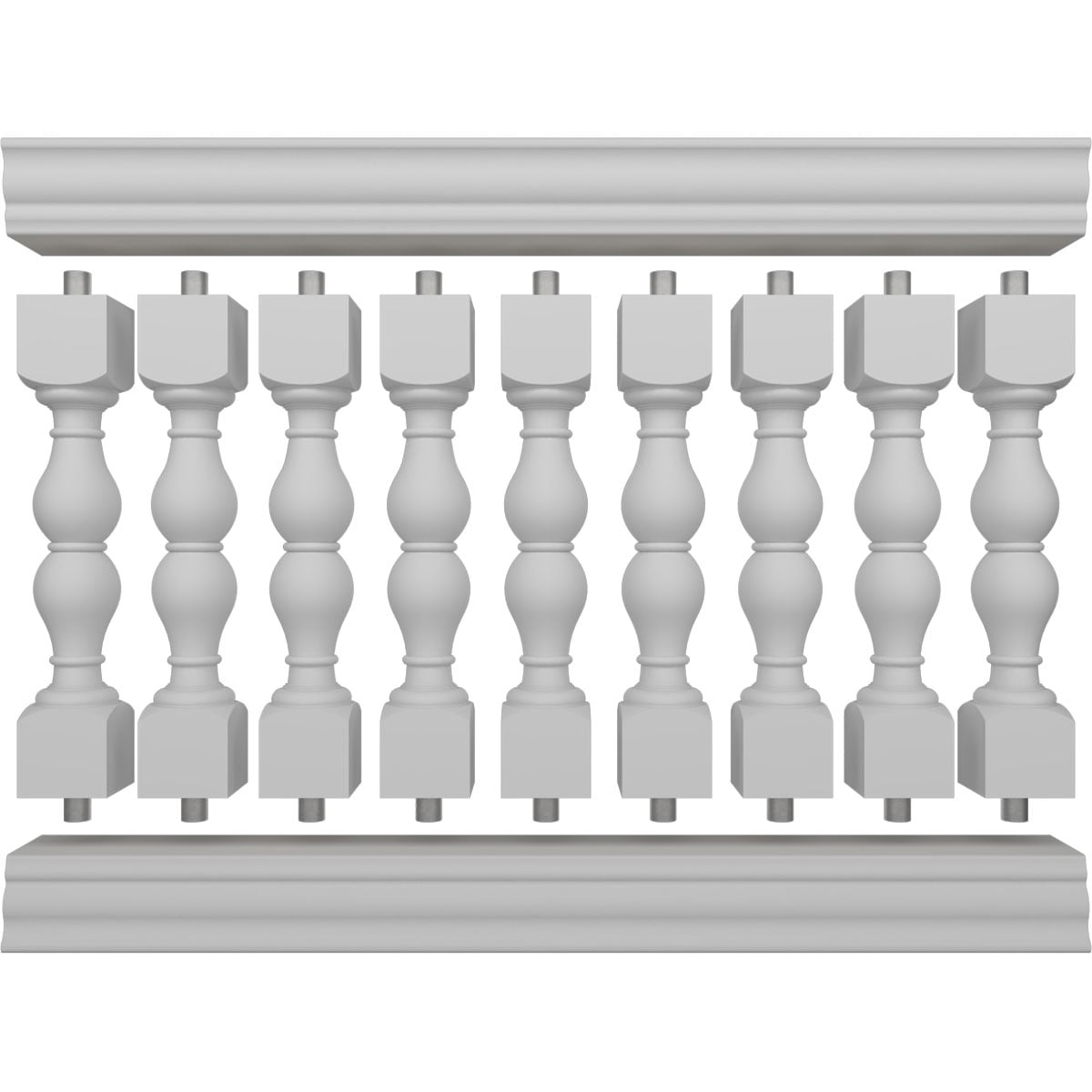 Ekena Millwork BALK42X060AVA railings - View #5