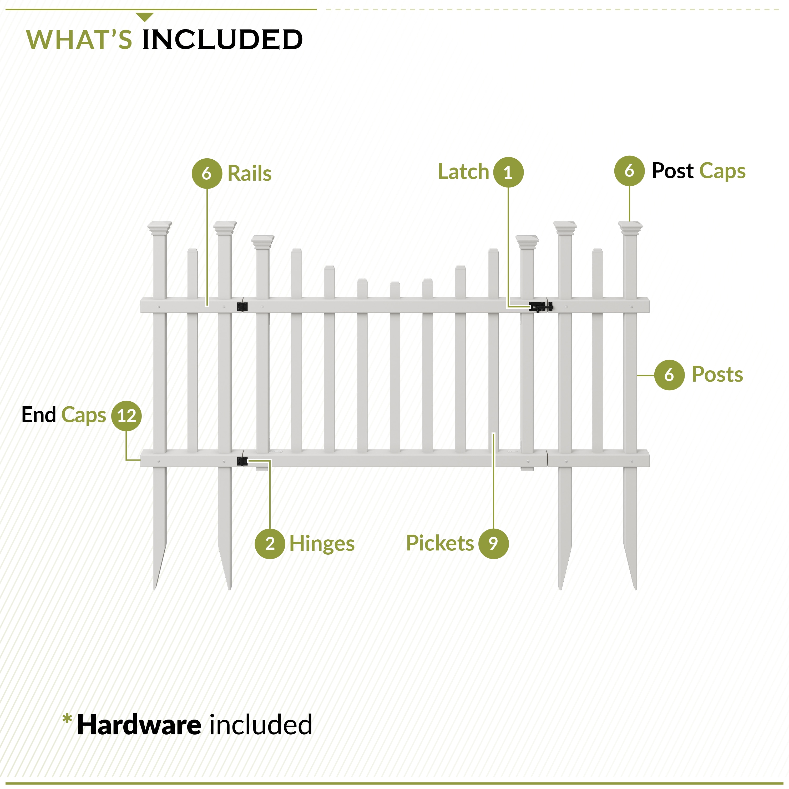 Zippity Outdoor Products ZP19049 Vinyl-Fence-Panels - View #5