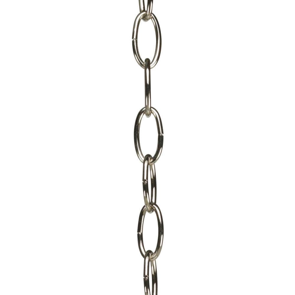 brushed nickel chandelier chain