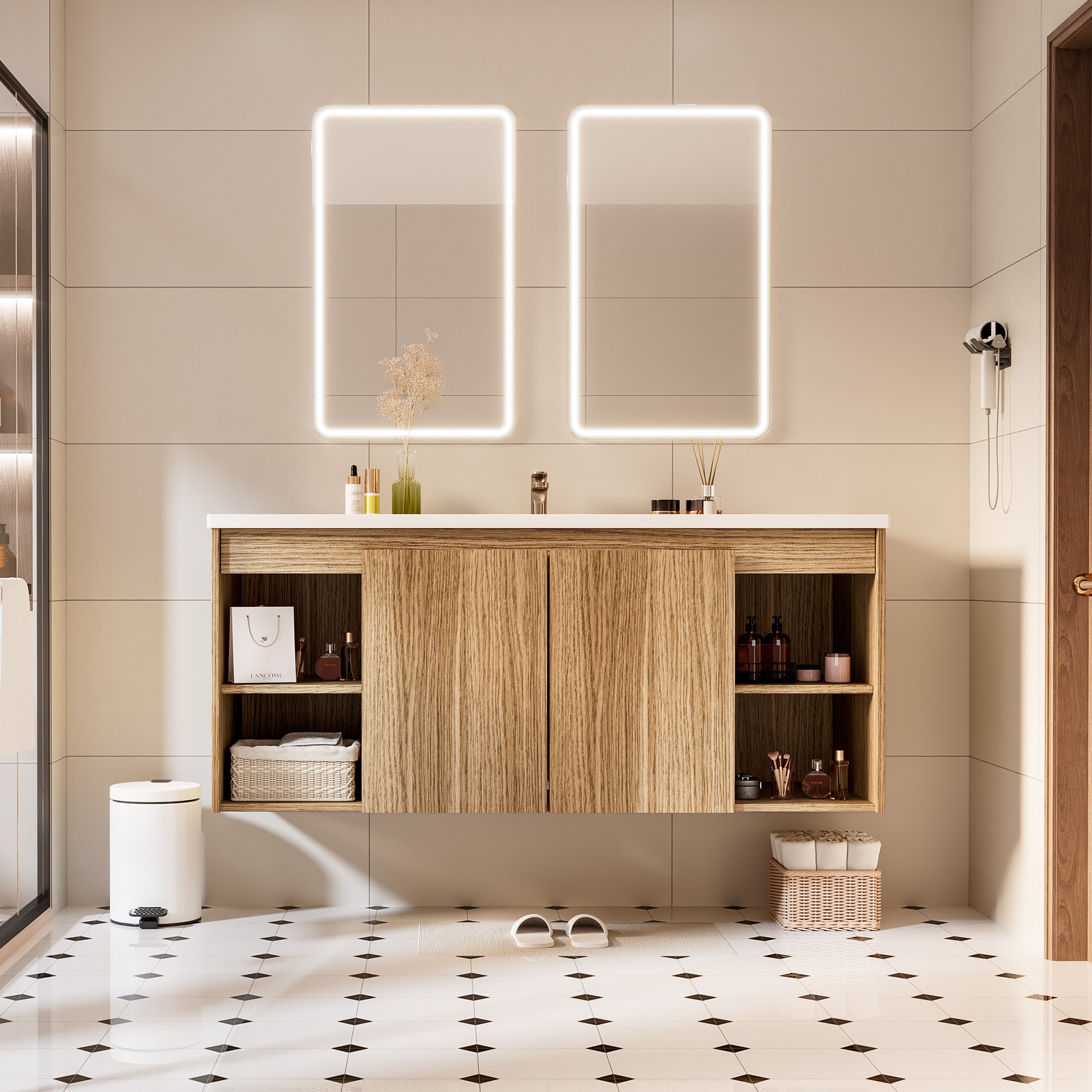 JEAREY JE-12JDP-BLACK Bath-Vanity-Combo - View #5