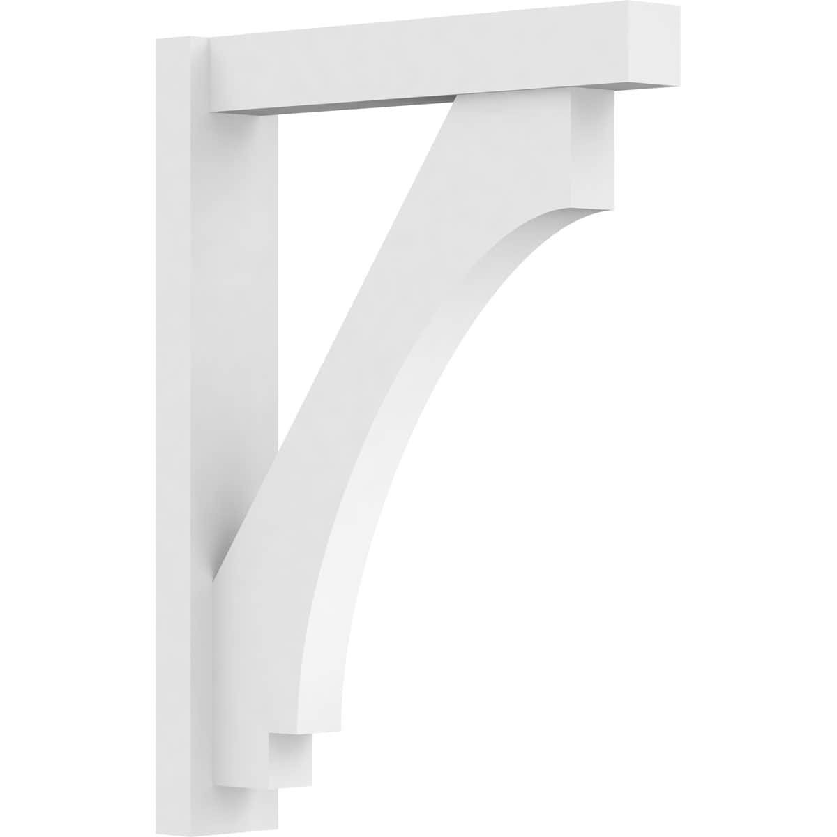 Ekena Millwork OUTP05X24X32IMP05 5-in W x 24-in D x 32-in H Imperial Architectural Grade PVC Outlooker with Block Ends