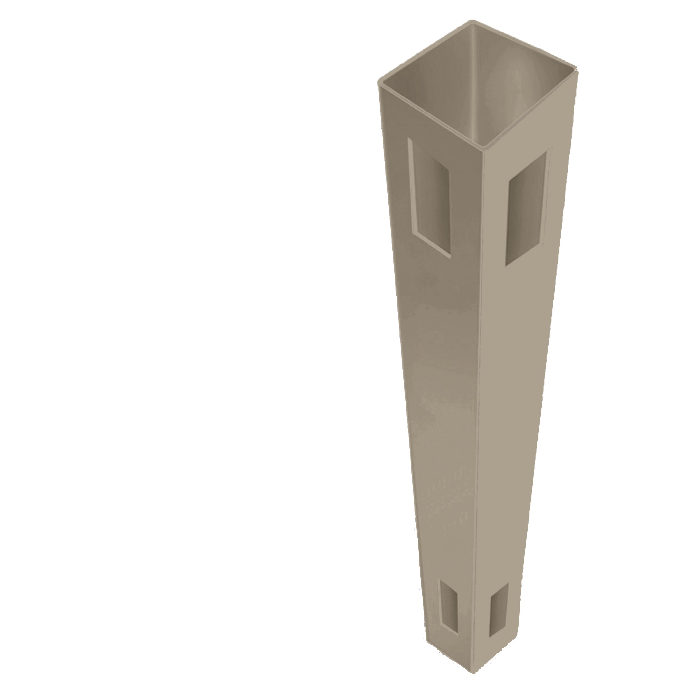 Freedom Bolton 9-ft H x 5-in W Sand Vinyl Corner Fence Post (Unassembled)