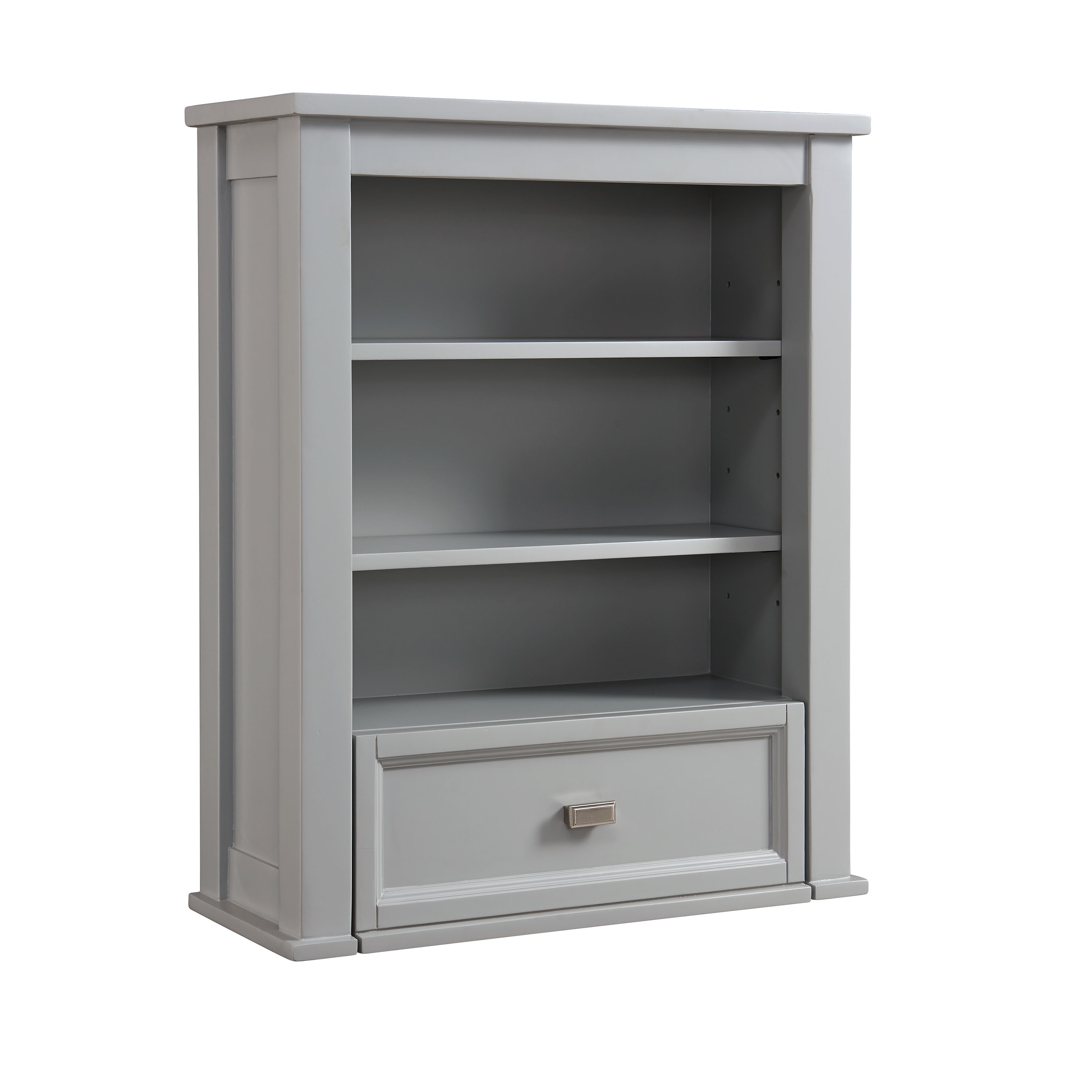 allen + roth 1227WC-24-242 Canterbury 24-Inches x 30-Inches x 10-Inches Muse Gray Soft Close Bathroom Wall Cabinet