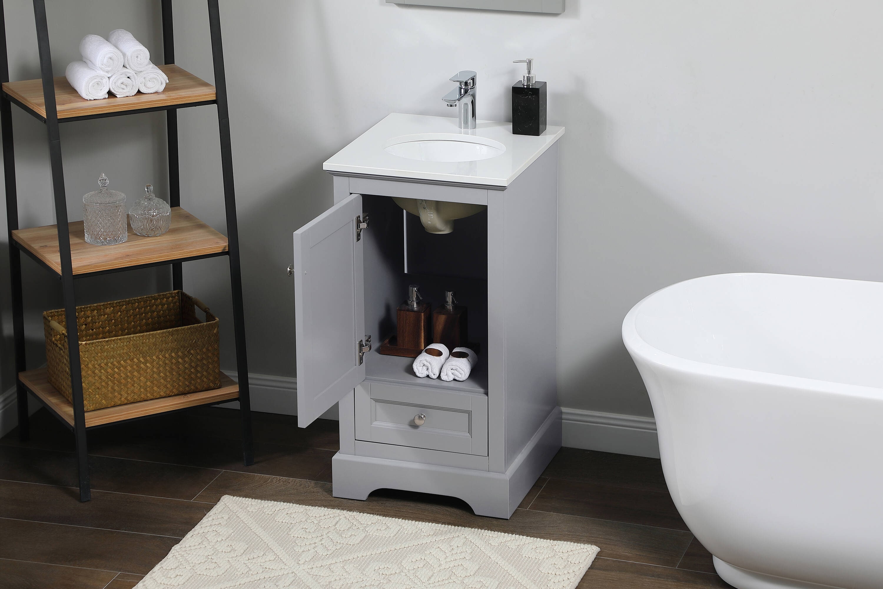 Elegant Decor HF46554GR Bath-Vanity-Combo - View #7