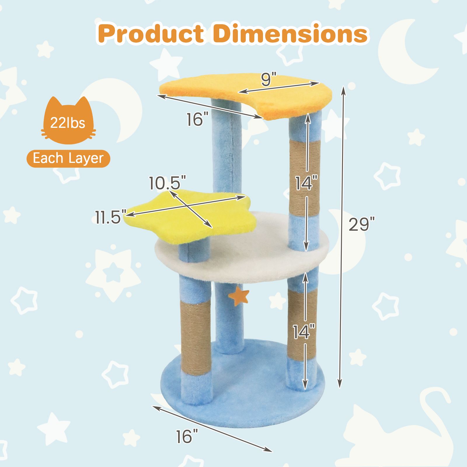 Slickblue D-CO-LB97401VP Cat-Trees - View #3