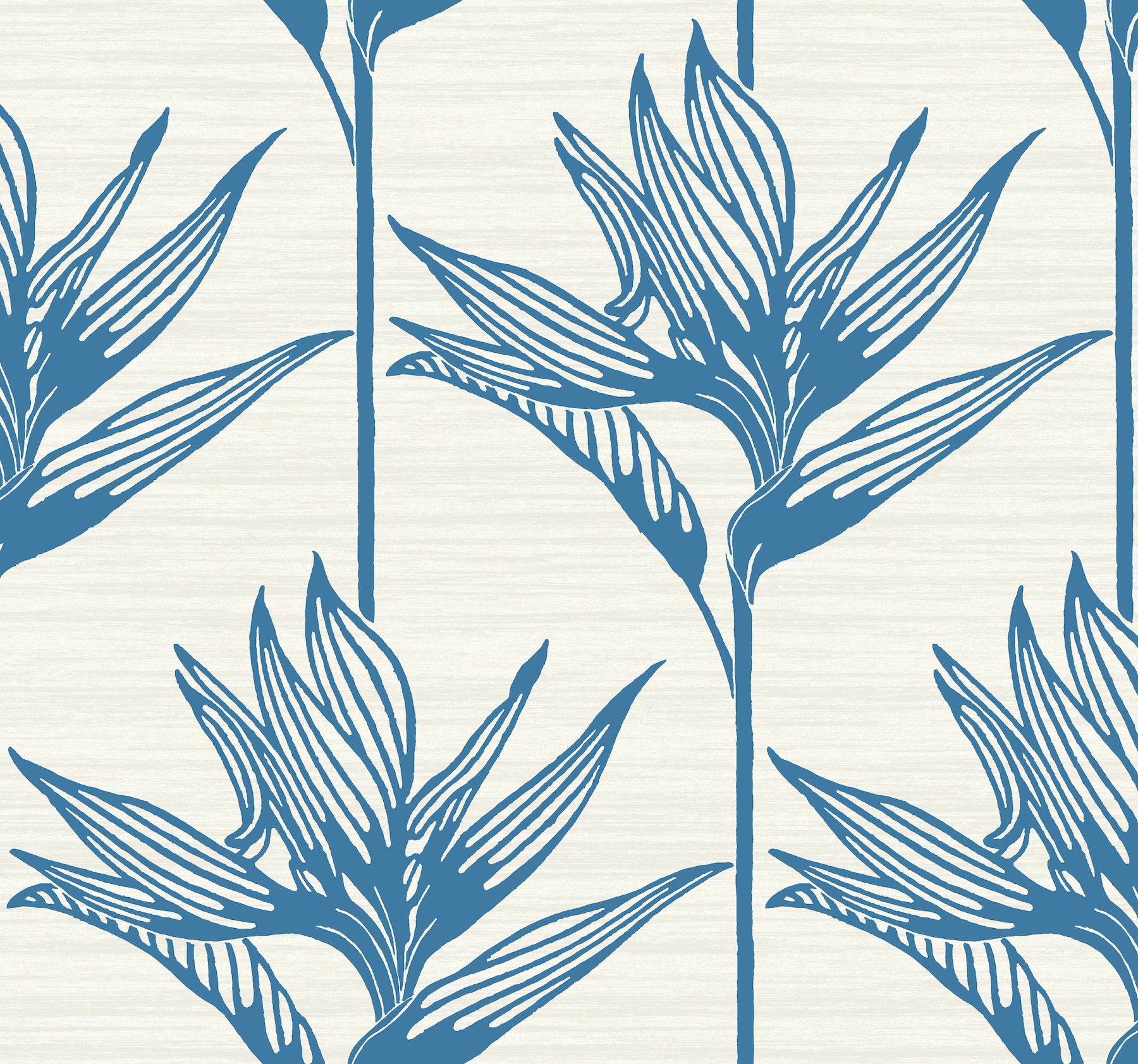 York Wallcoverings TC2671 Tropics Resource Library 60.8-Sq. Feet Blue Non-woven Ivy/Vines Prepasted Water Activated Paste Wallpaper