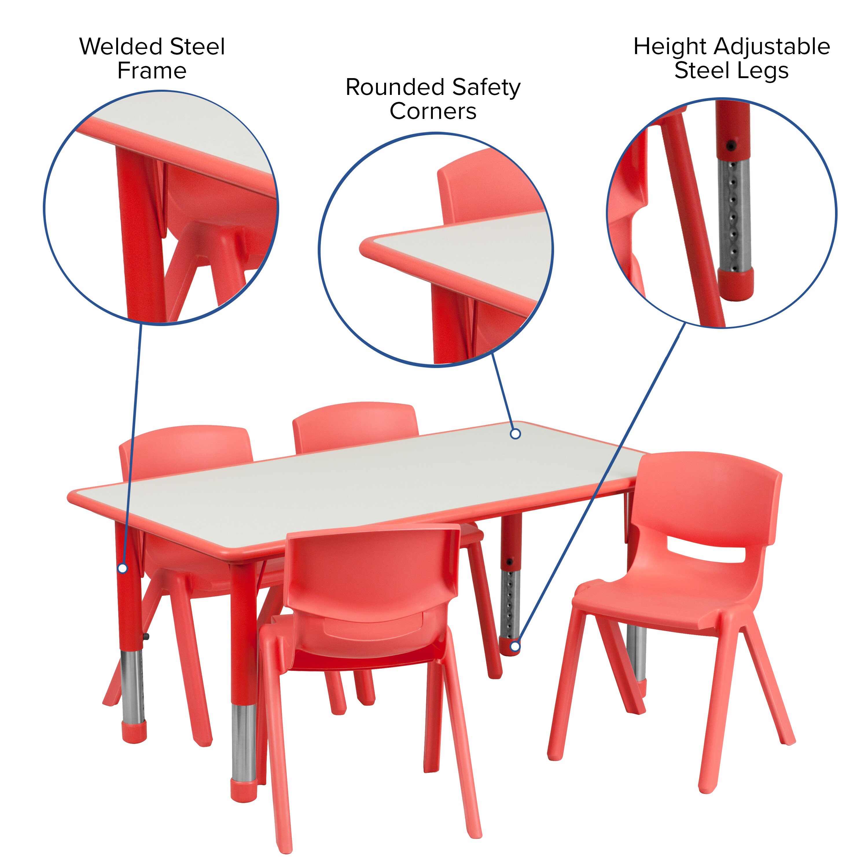 Flash Furniture 847254078238 Kids-Play-Tables - View #5