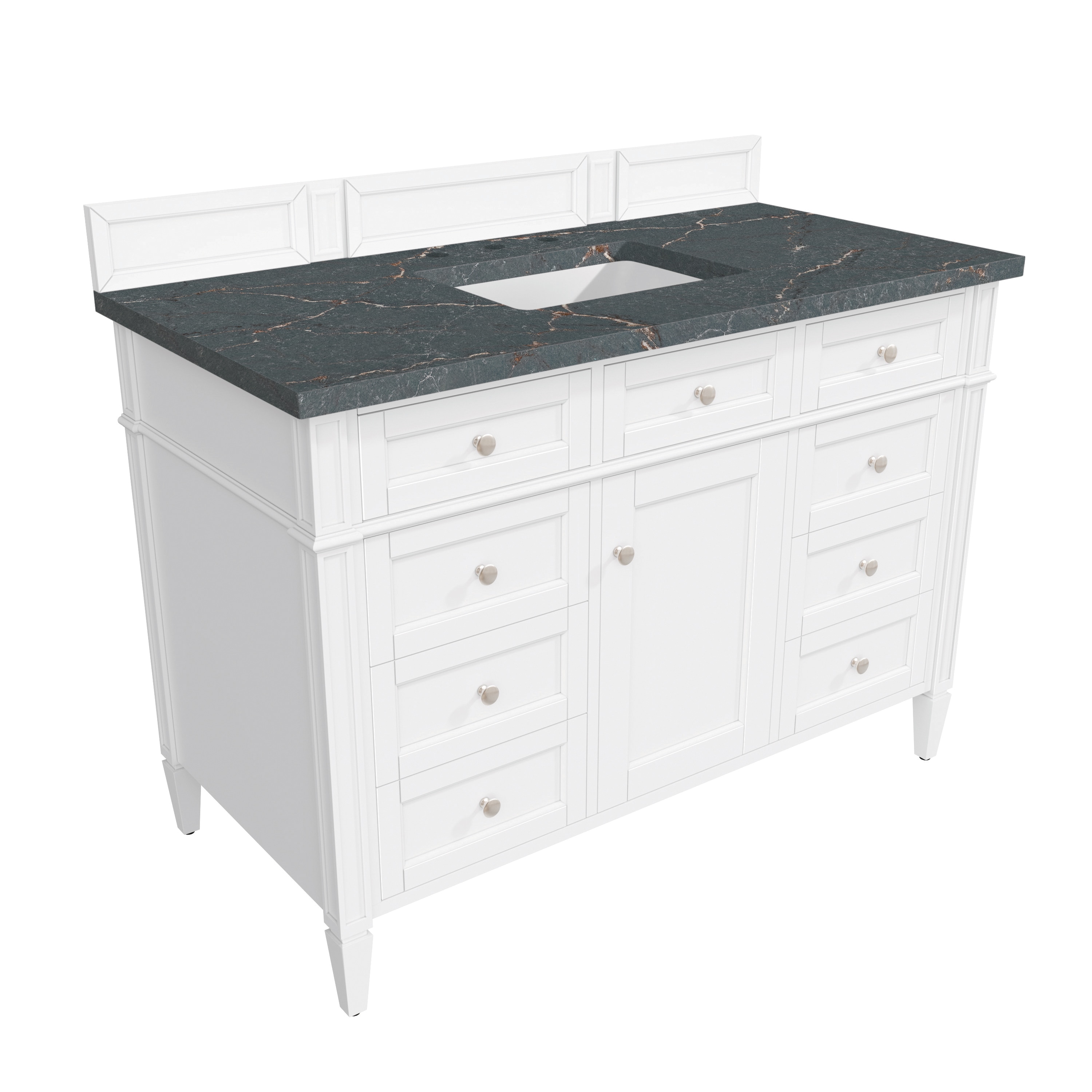 James Martin Vanities 655-V48-BW-3PBL Bath-Vanity-Combo - View #6