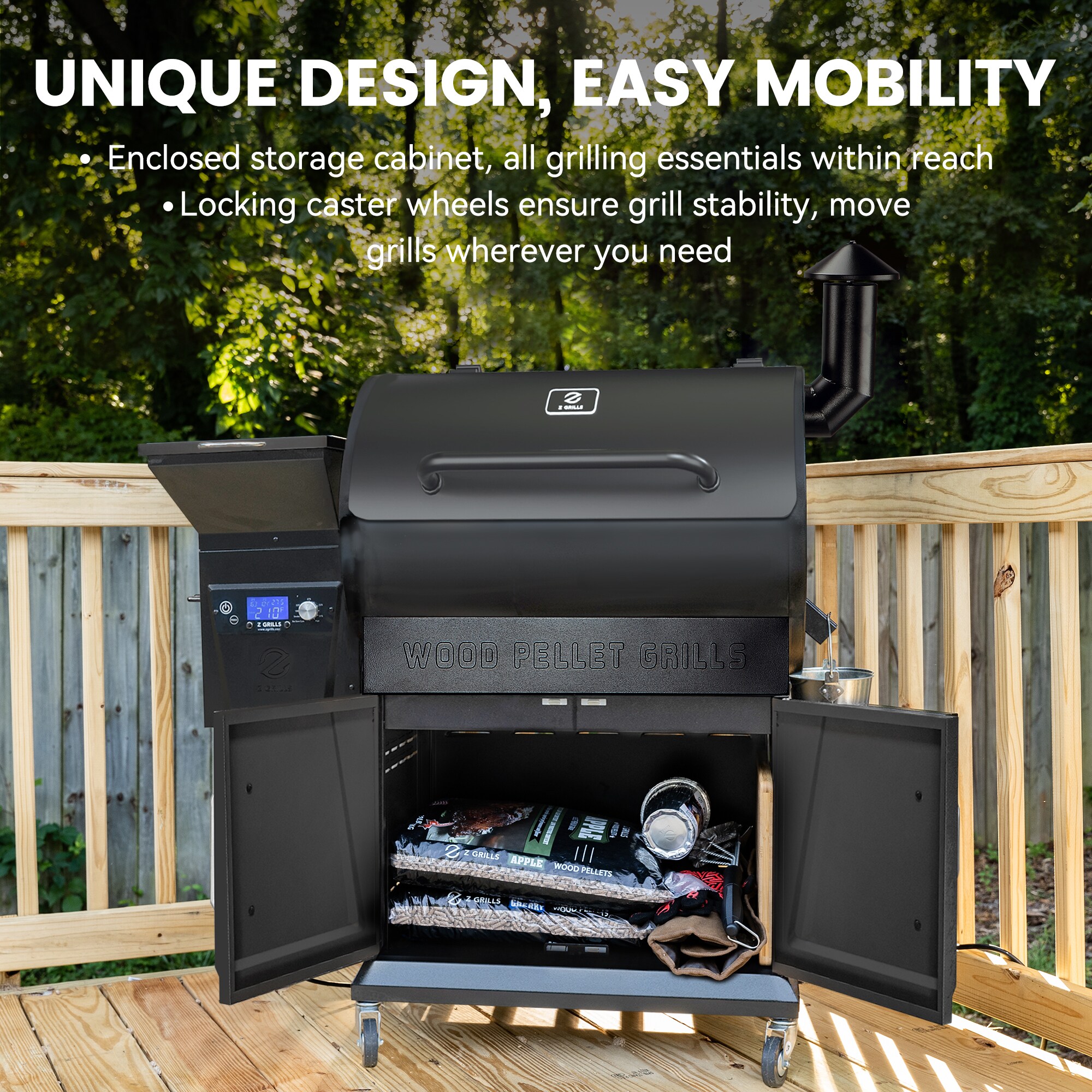 Z GRILLS ZPG-700D7 Pellet-Grills - View #3