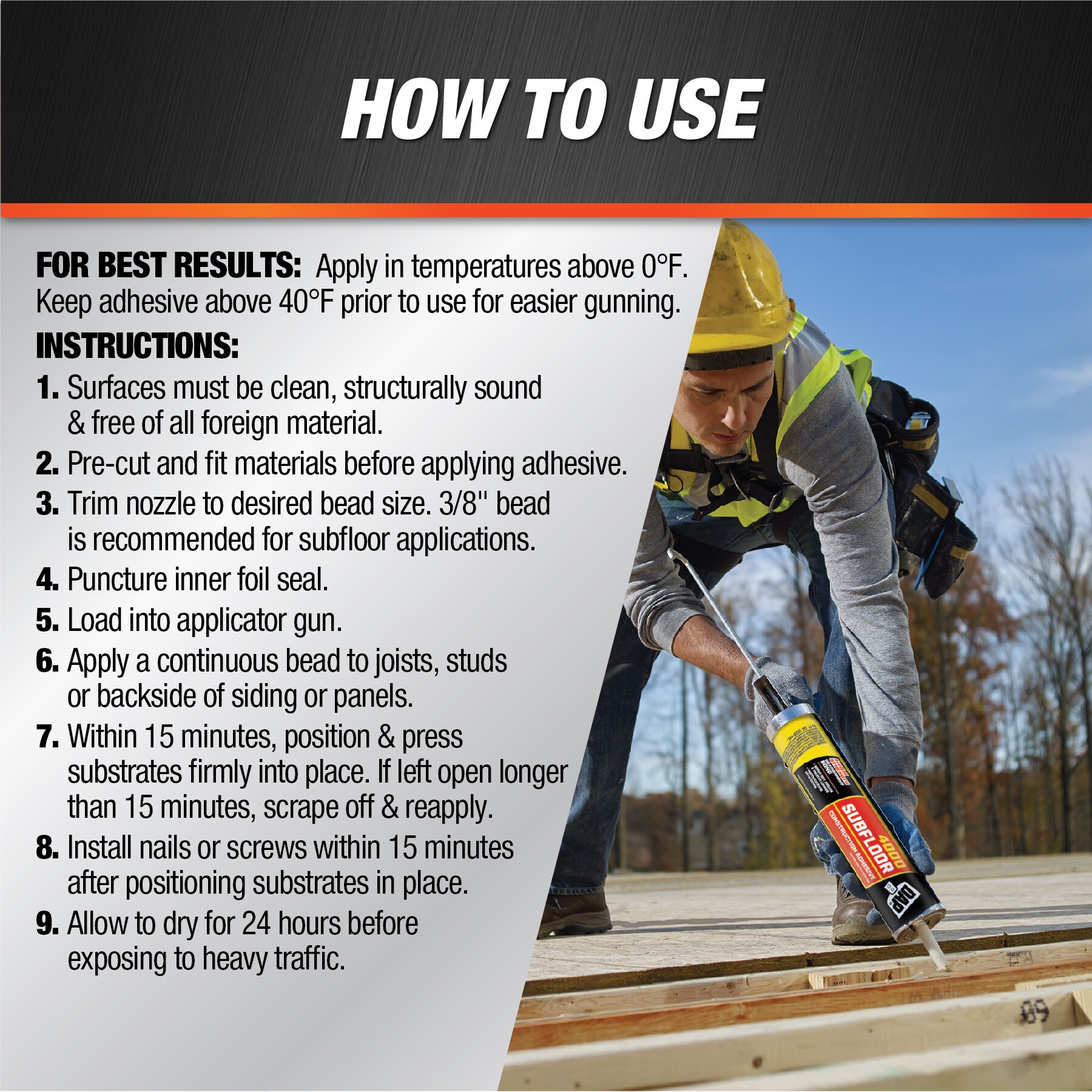 DAP 7079825117SOS Construction-Adhesive - View #4