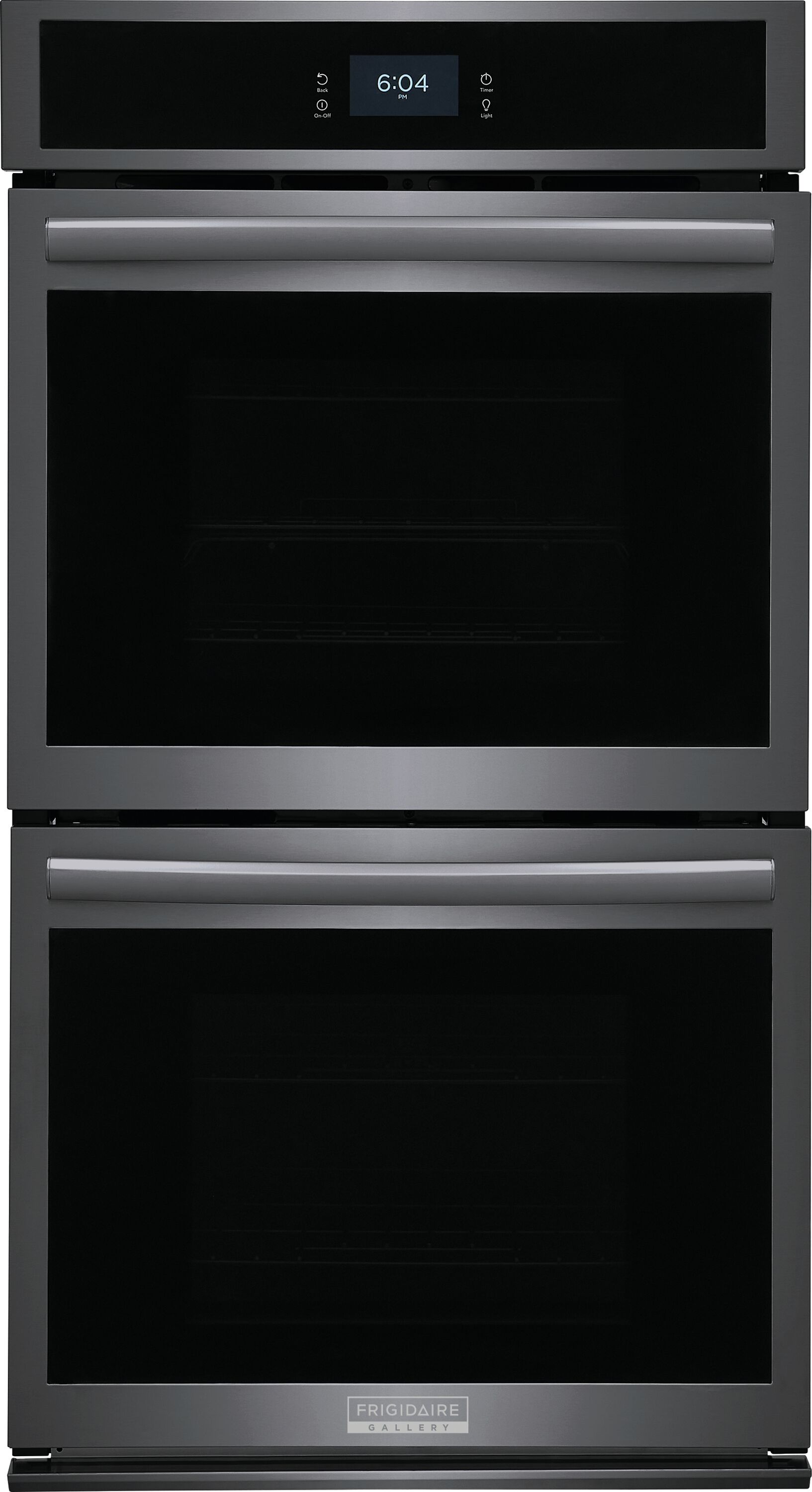 Frigidaire GCWD2767AD Gallery 27 inch Double Electric Wall Oven with Air Fry Self + Steam Cleaning ( Fingerprint Resistant Black Stainless Steel )