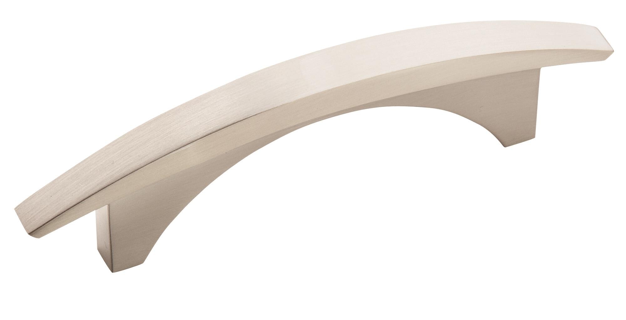 Amerock BP29409G10 Essential'Z 3-in , 76mm Center to Center Satin Nickel Arch Handle