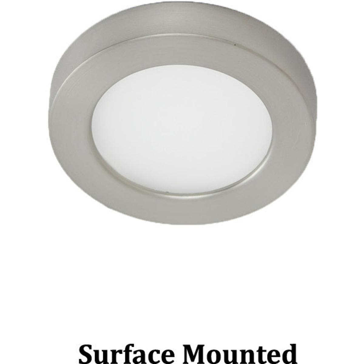 WAC Lighting 632947 HR-LED90-30-BN LED Button Light  Brushed Nickel