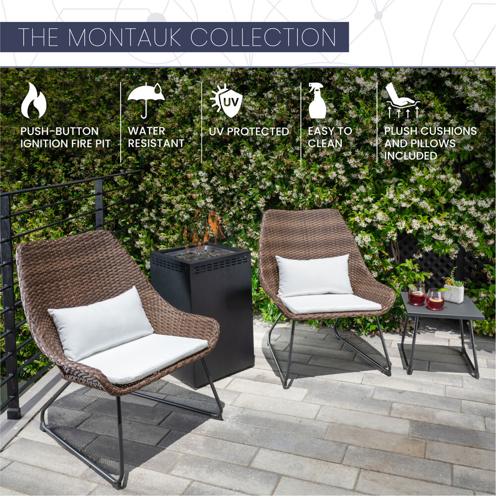 Mod Furniture MONTK4PCGFP-WHT Patio-Conversation-Sets - View #2