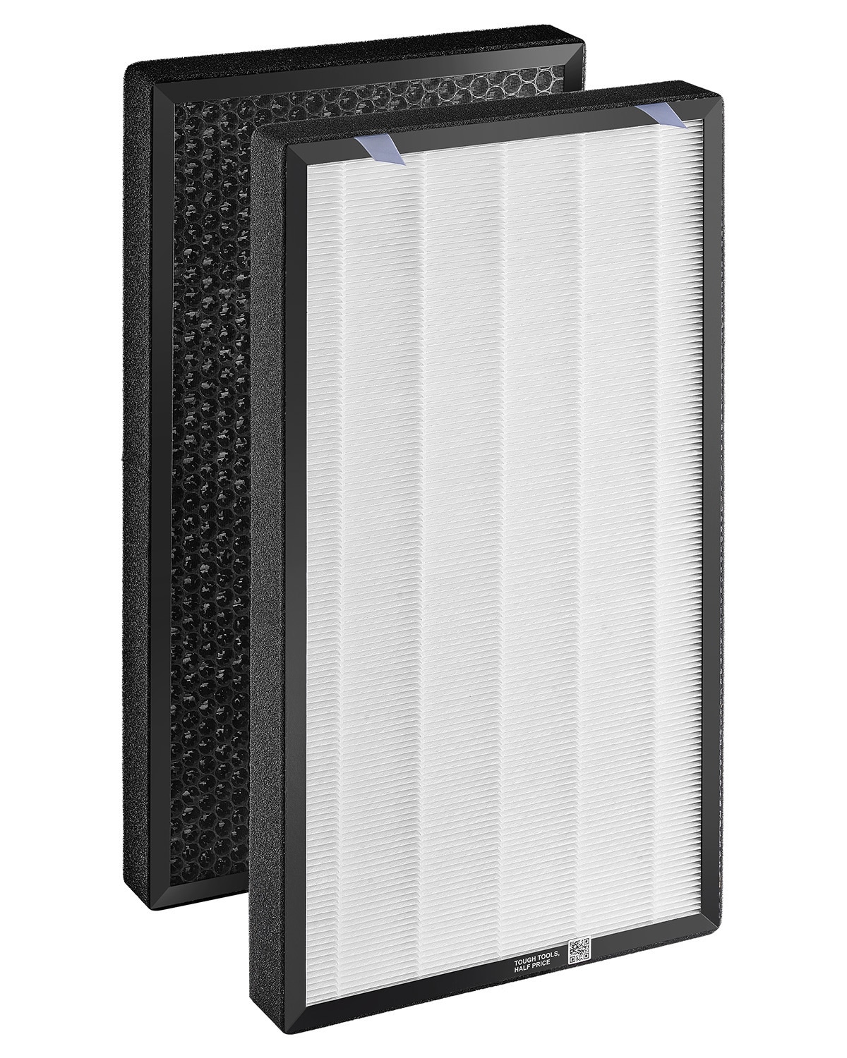 VEVOR Air Purifier Replacement Filter  H13  2-in-1 Compact and Lightweight Replacement Filter with Non-Woven Fabric  Easy-to-Install Purifier Filter with Activated Carbon  Fit for Square Purifier