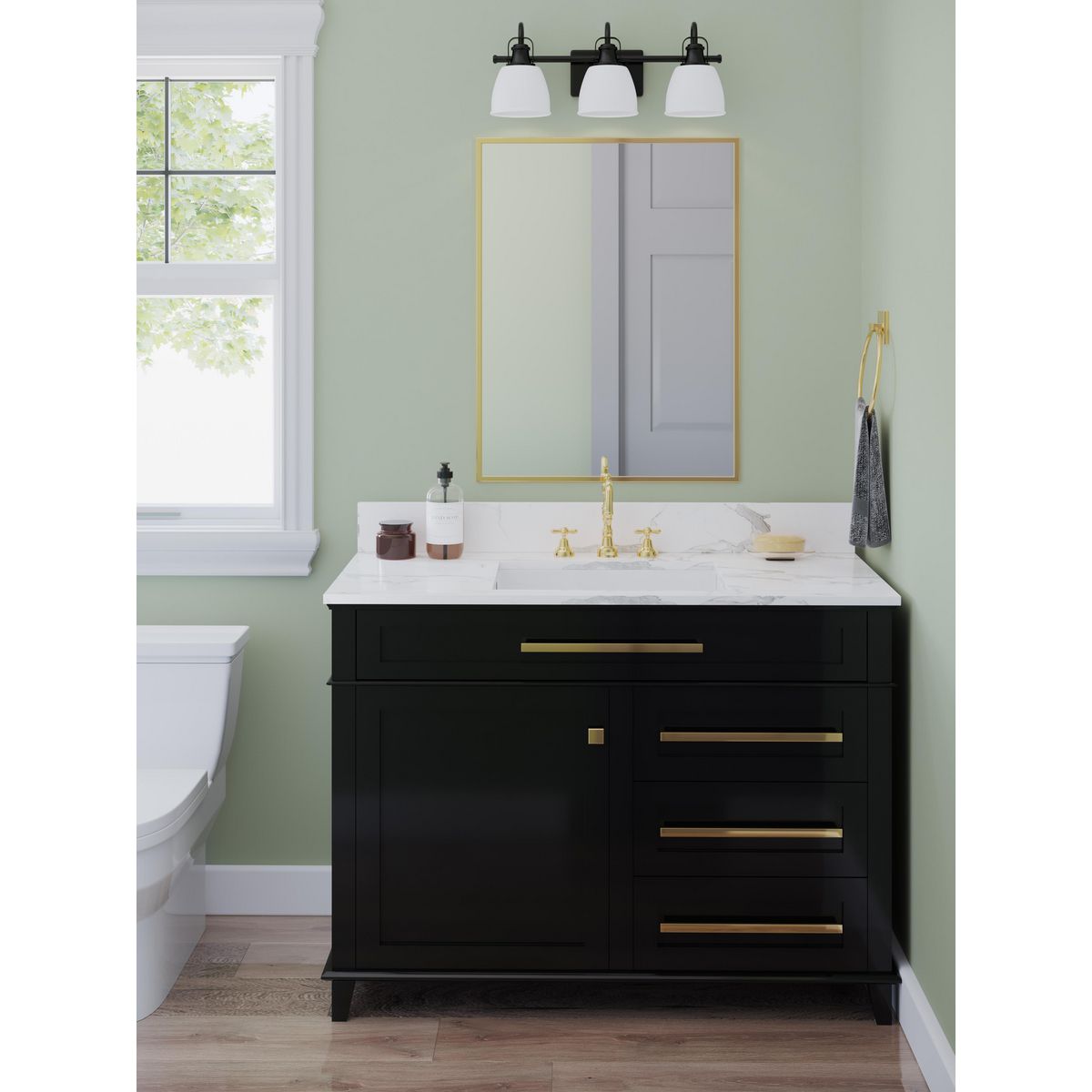 Black Farmhouse Vanity Lights at Lowes.com