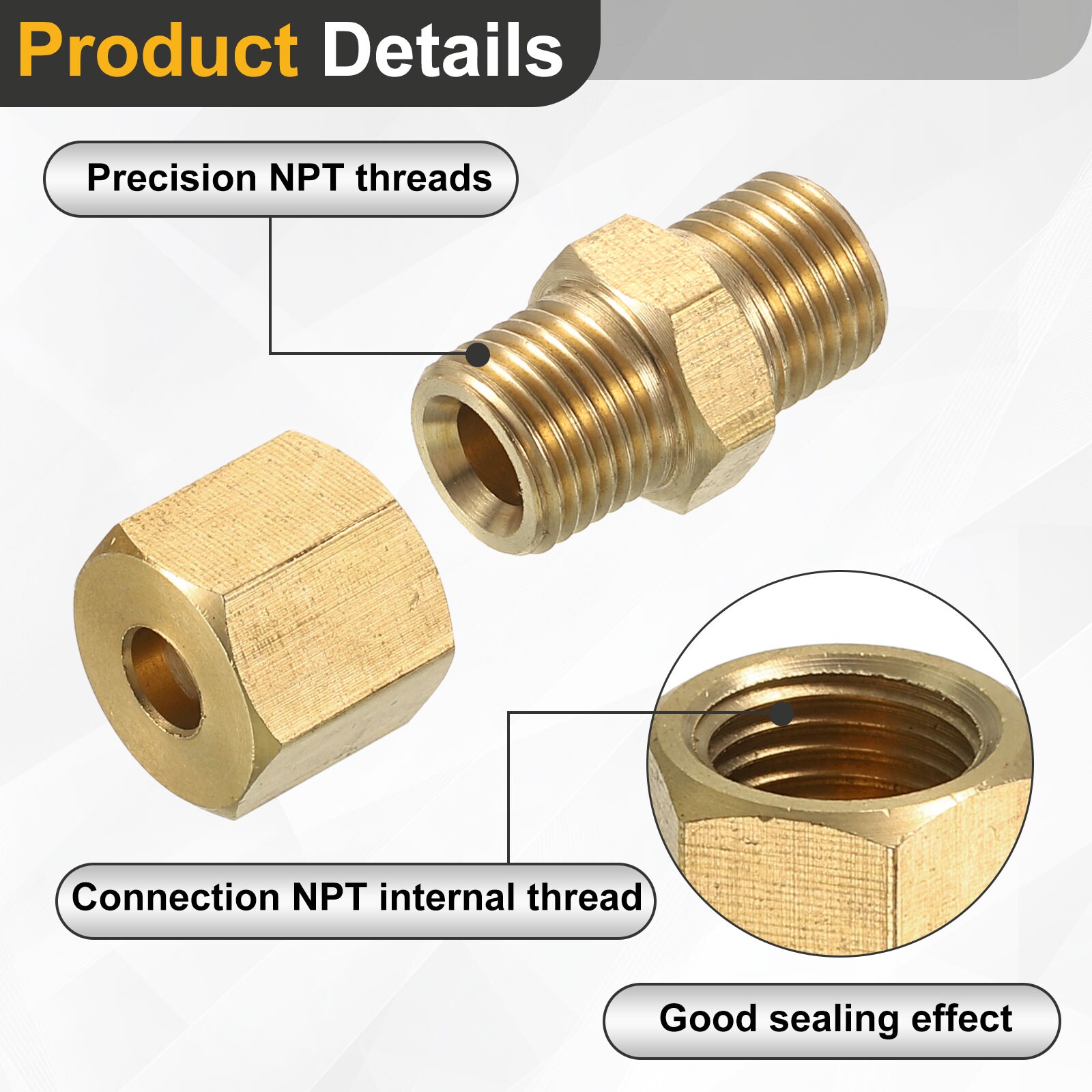 Unique Bargains S26081301UX1883 Structural-Pipe-Fittings - View #3