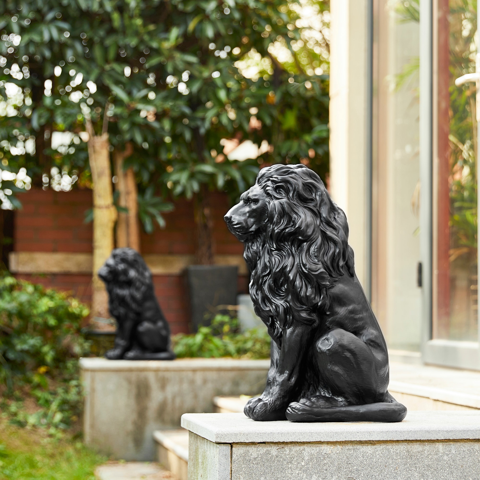 Glitzhome 2025400056 Garden-Statue - View #6