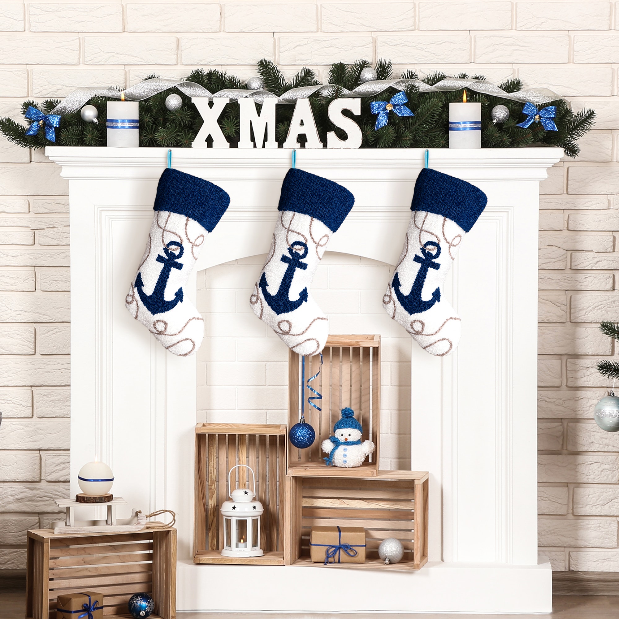 Glitzhome 1113002347 Tree-Stockings - View #2