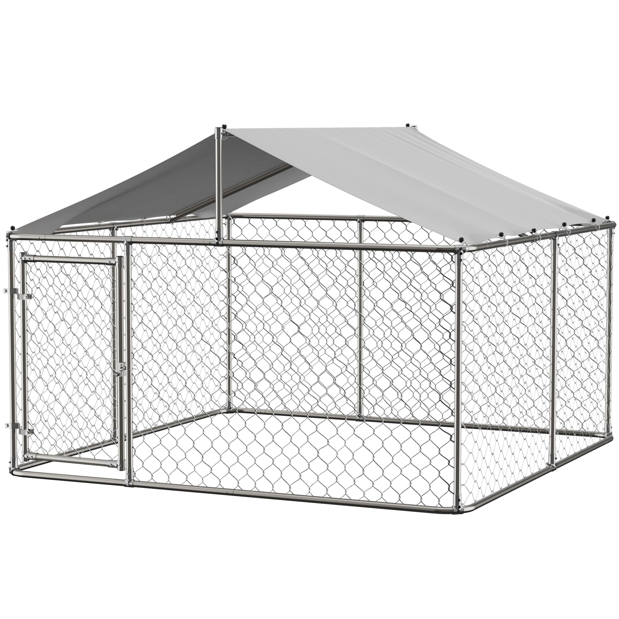 LUXEYARD 7.5x7.5 ft Outdoor Dog Kennel Large Heavy Duty Shade Dog Pen Playpen Pet Dog Run Enclosure