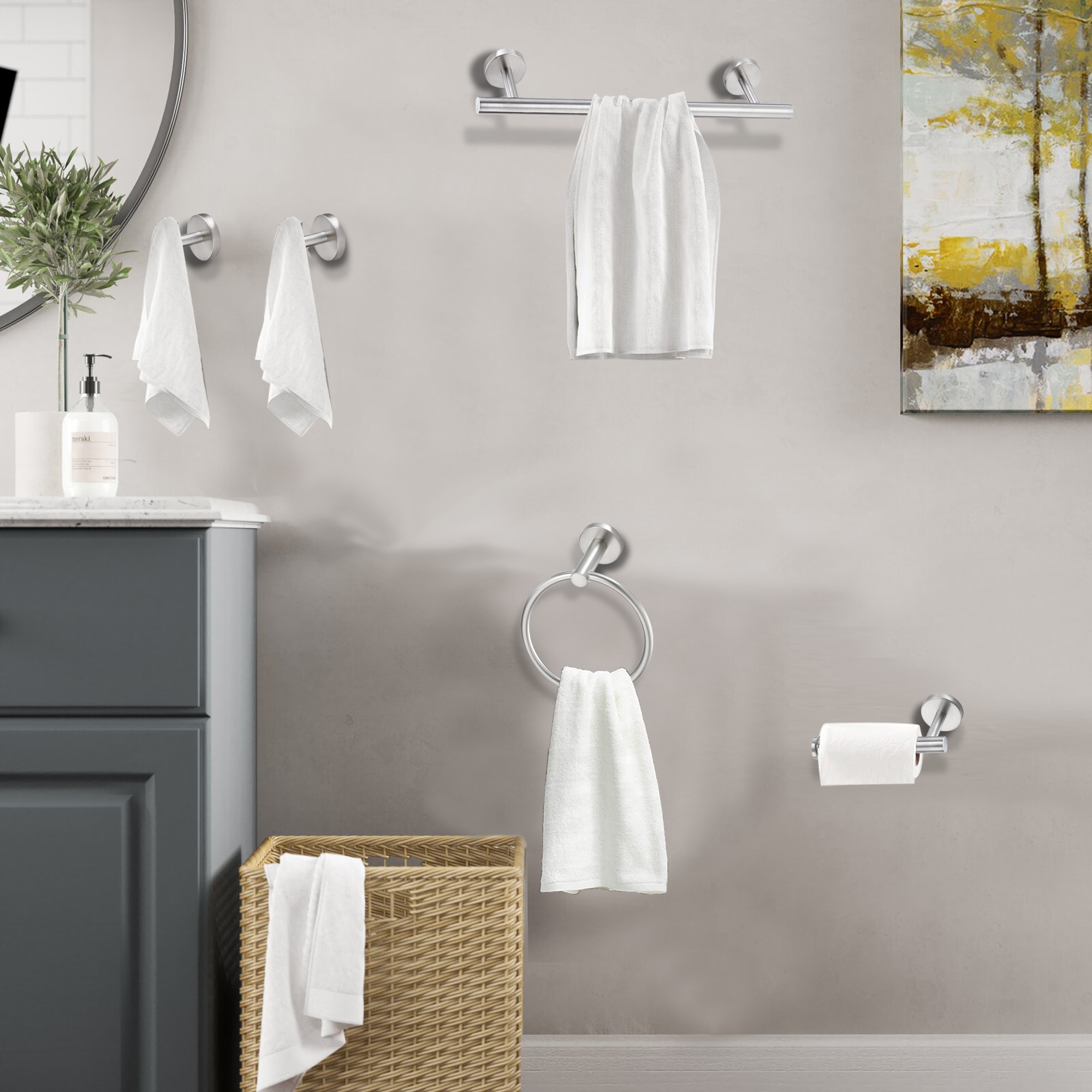 FAYMART LIGHTING FLB16989-TB-BN Decorative-Bath-Hardware-Kits - View #7