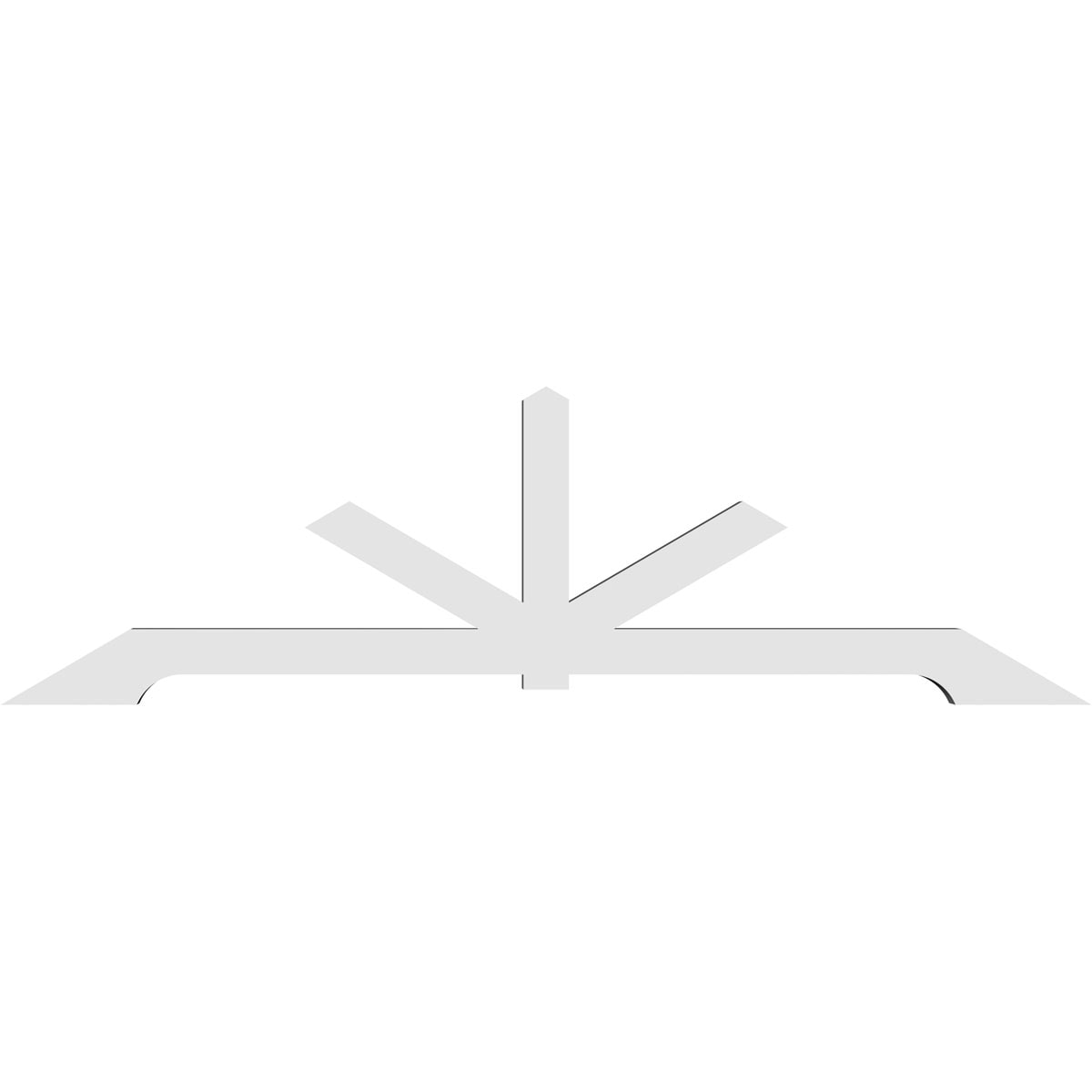Ekena Millwork GBP096X28X0404VAN00 Exterior-Brackets-Braces - View #4