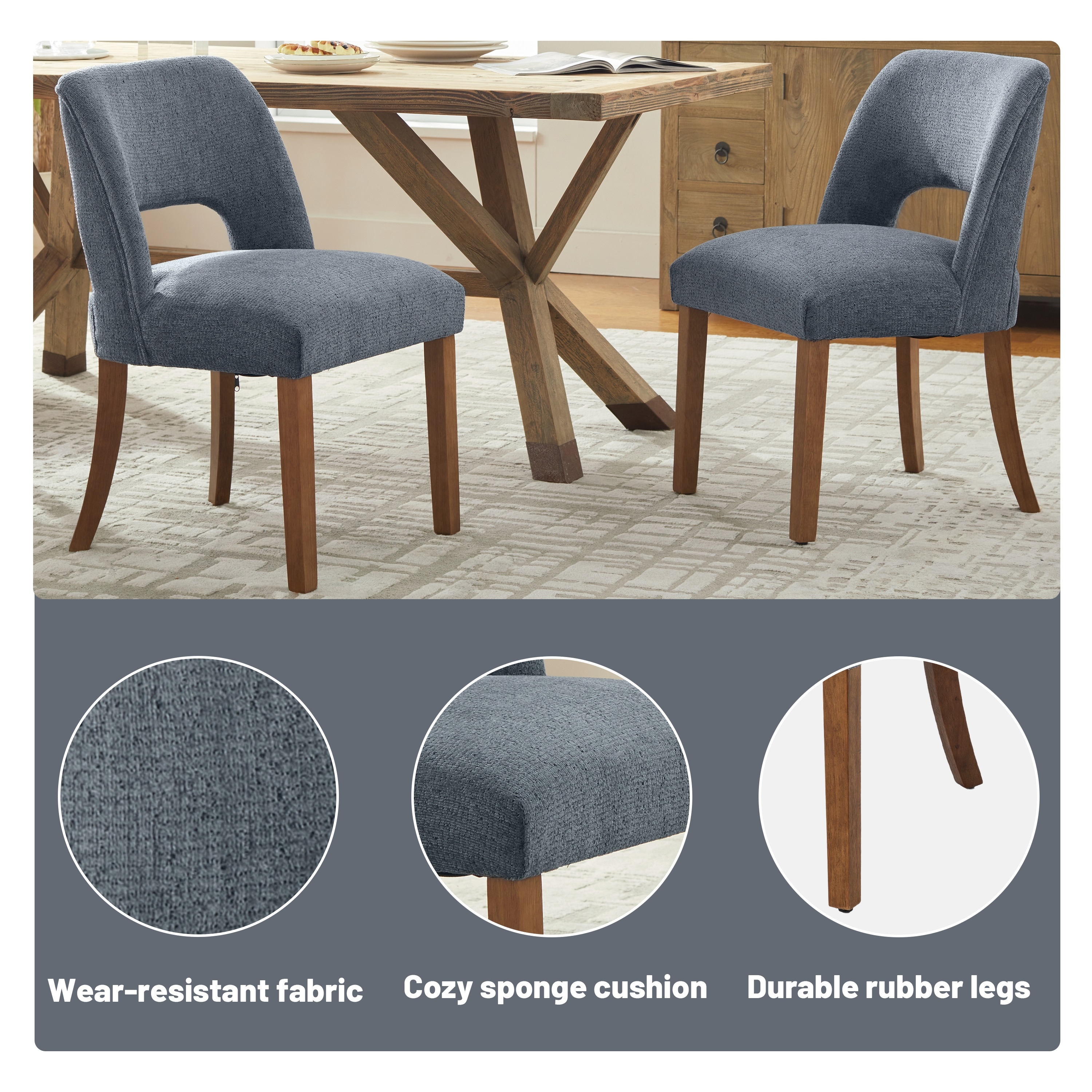 Keoni VK-007-NAV Dining-Chairs - View #6