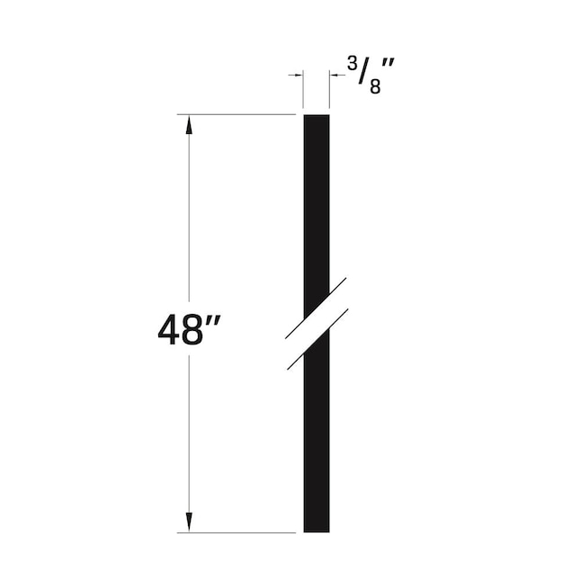 Royal Building Products (Actual: 0.375-in x 48-in x 8-ft) Common Board PVC Board Royal Building Products (Actual: 0.375-in x 48-in x 8-ft) Common Board PVC Board
