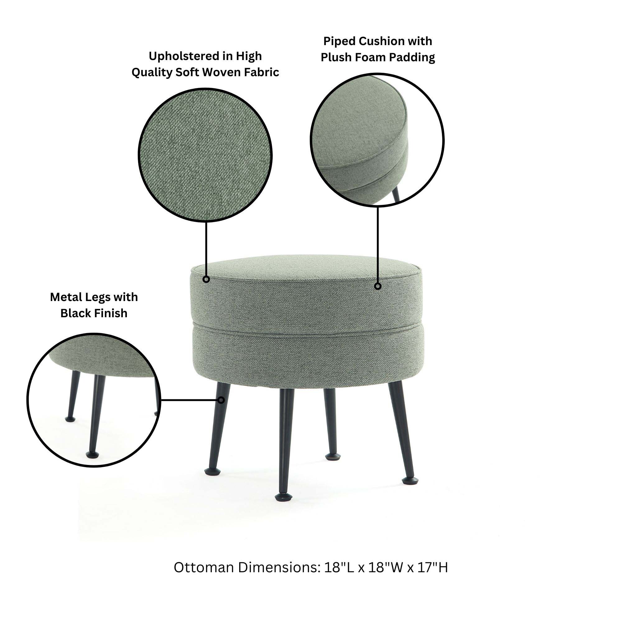 Manhattan Comfort 4-OT003-BK Indoor-Ottomans - View #7