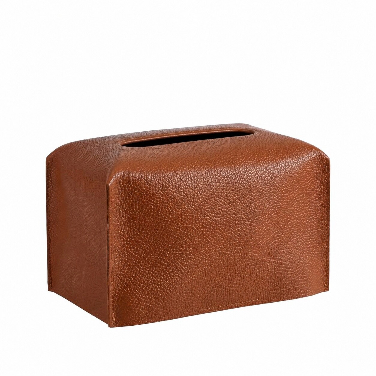 Aoibox  Extra Large Rectangle PU Leather Tissue Box Cover 9 5 in x 5 in x 5 in Modern Tissue Holder Decor