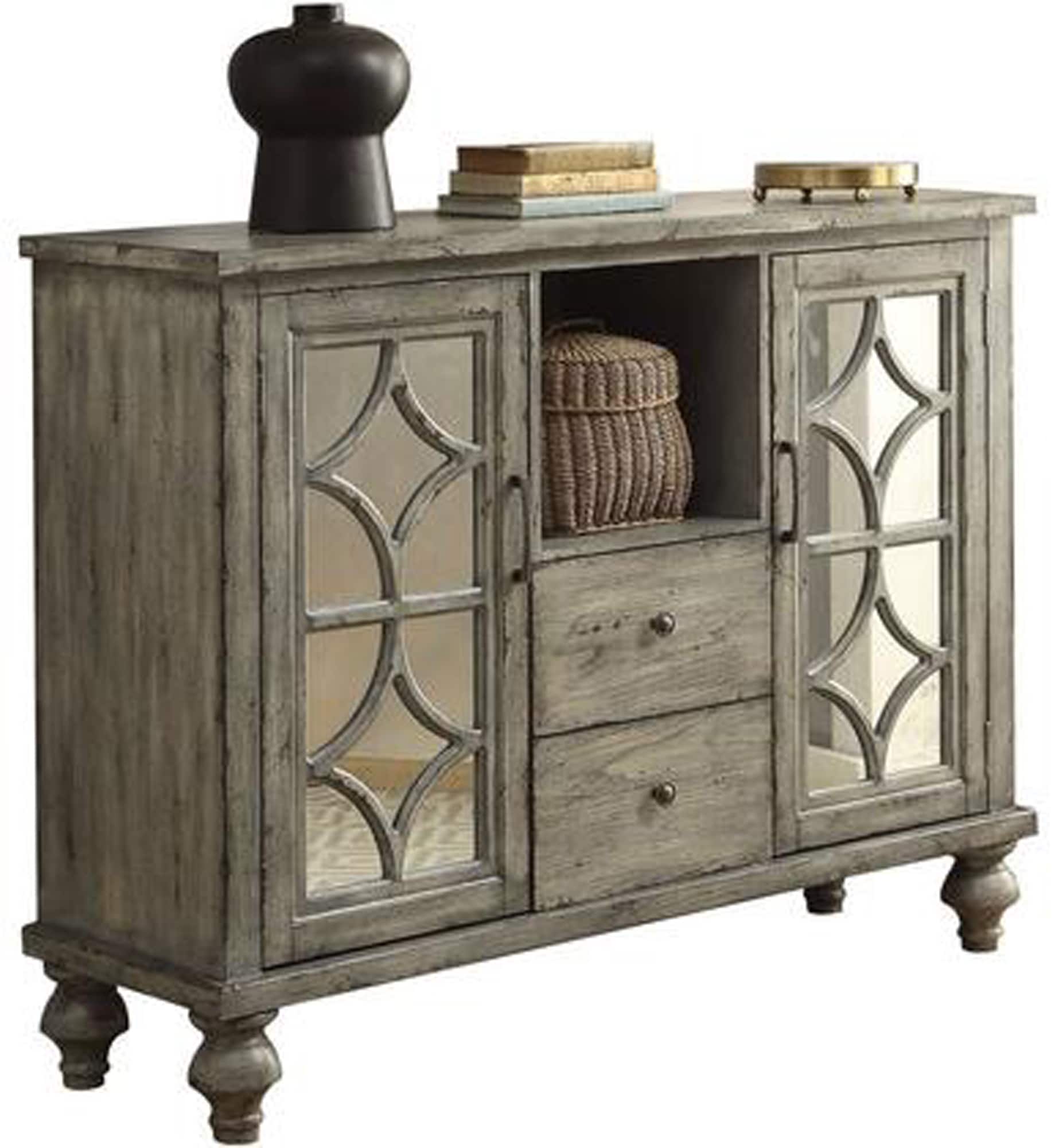 Benzara BM154253 Modern Brown Console Table