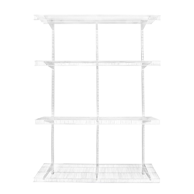 Rubbermaid Fasttrack Heavy Duty 4 Ft To, Rubbermaid Fasttrack Shelving Installation