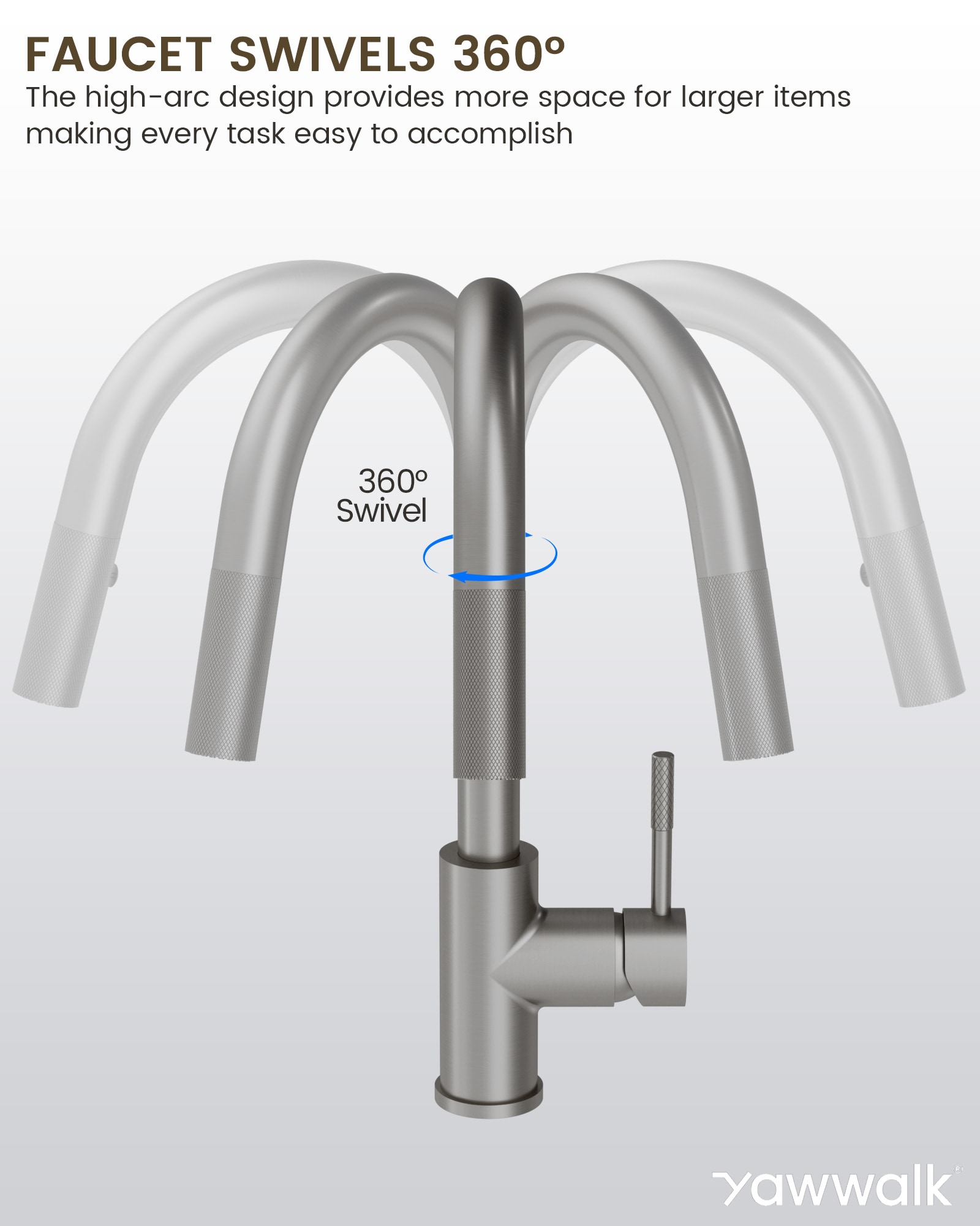 YAWWALK Y11W76-BN Kitchen-Faucets - View #5