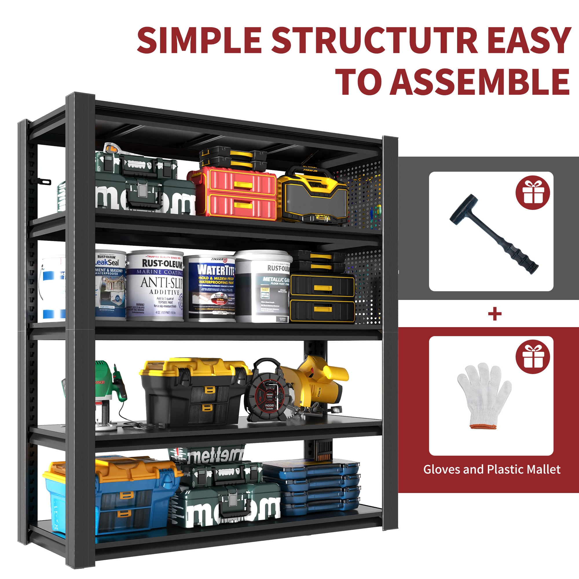 Wooakway FXLS0605-601A26 Free-Standing-Shelving - View #11