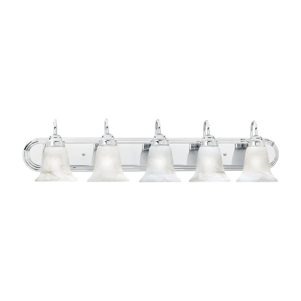 Thomas Lighting SL75854 Homestead 18-in 2 -Light Polished Steel Transitional Vanity light