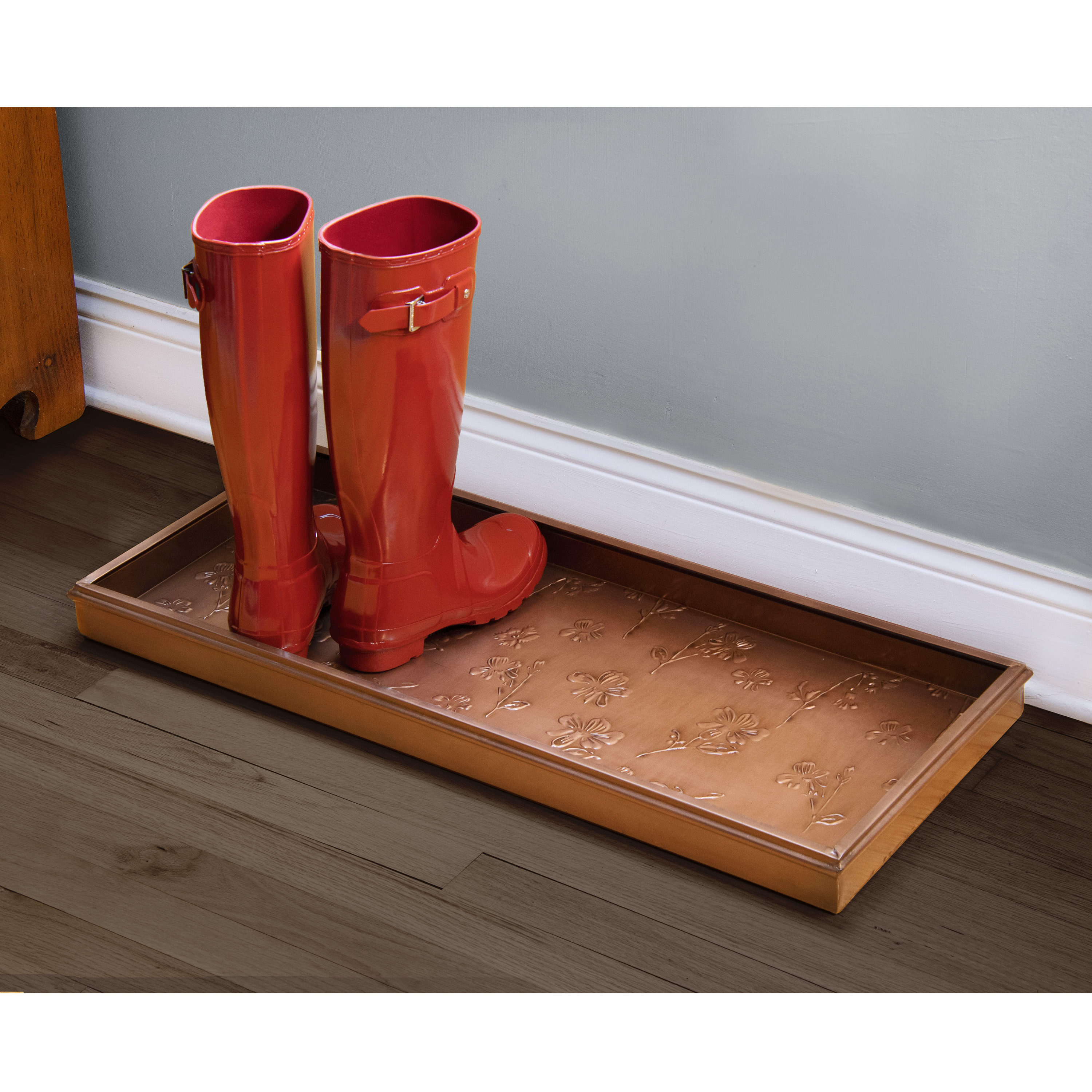 Decorative Boot Trays: Copper & Metal in Large & Small Sizes – Good  Directions