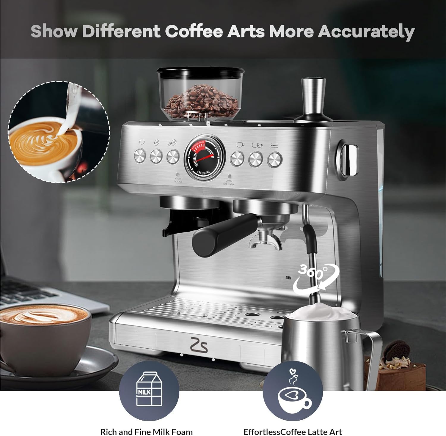 Qeetex COFFEPHO13FTMM3J Coffee-Makers - View #5