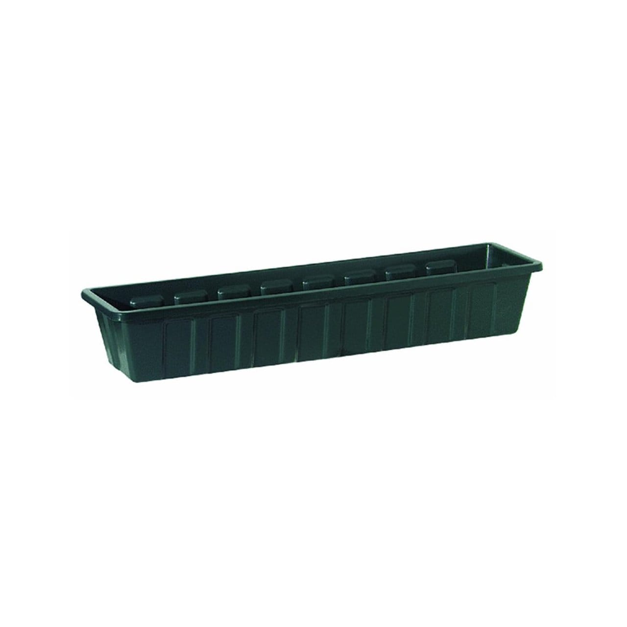 Novelty Root Vessel 30-Inch Poly-Pro Flower Box Planter Hunter Green