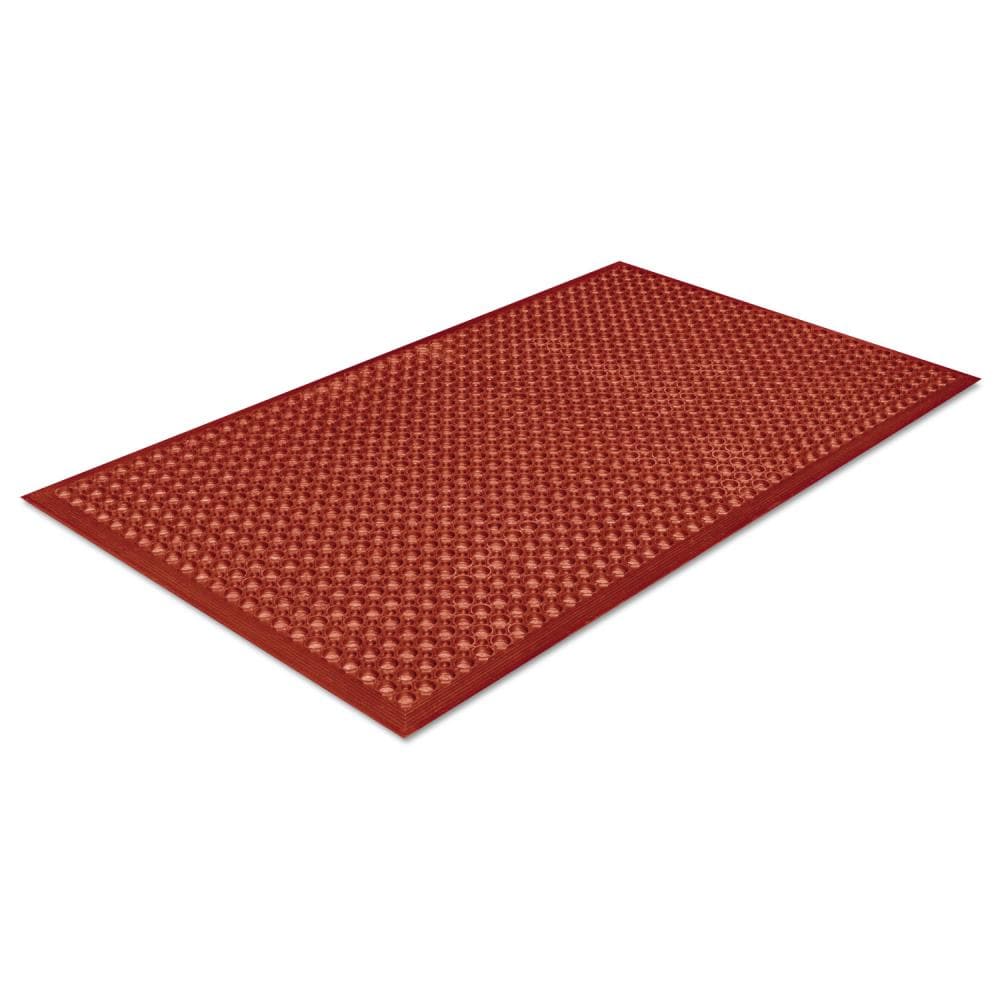 Crown Gray Rectangular Indoor Utility Mat in the Mats department