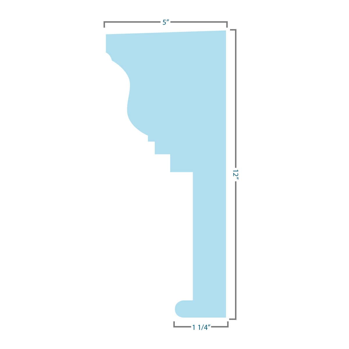 Ekena Millwork CRH12X47KF Exterior-Window-Trim - View #6