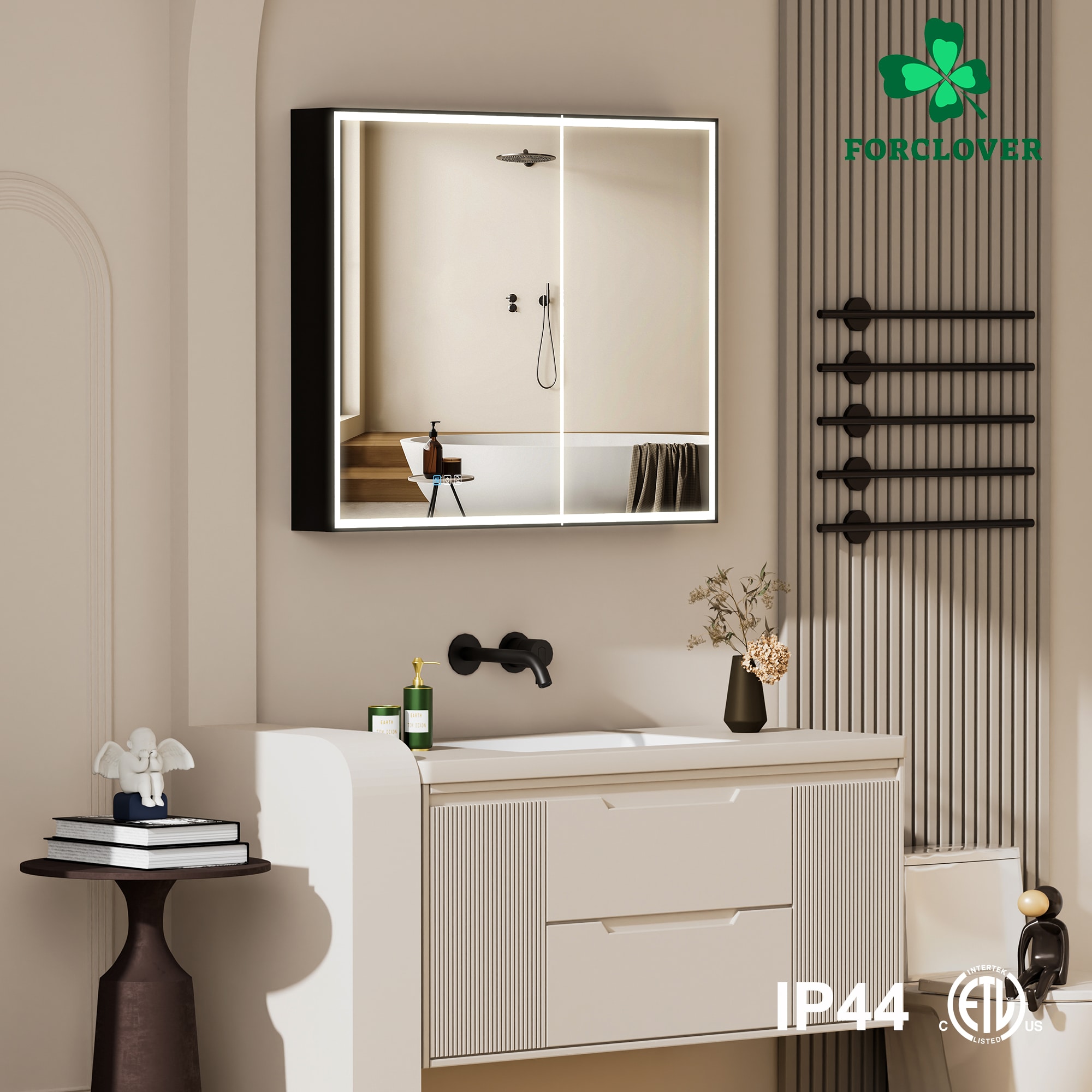 Forclover MF03ZC-BK3630 Bathroom-Medicine-Cabinets - View #13