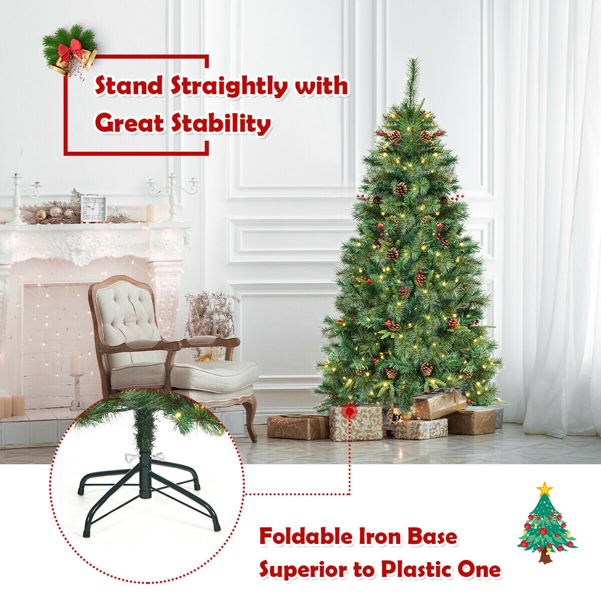 Forclover HYFW-TR813 Artificial-Christmas-Trees - View #6