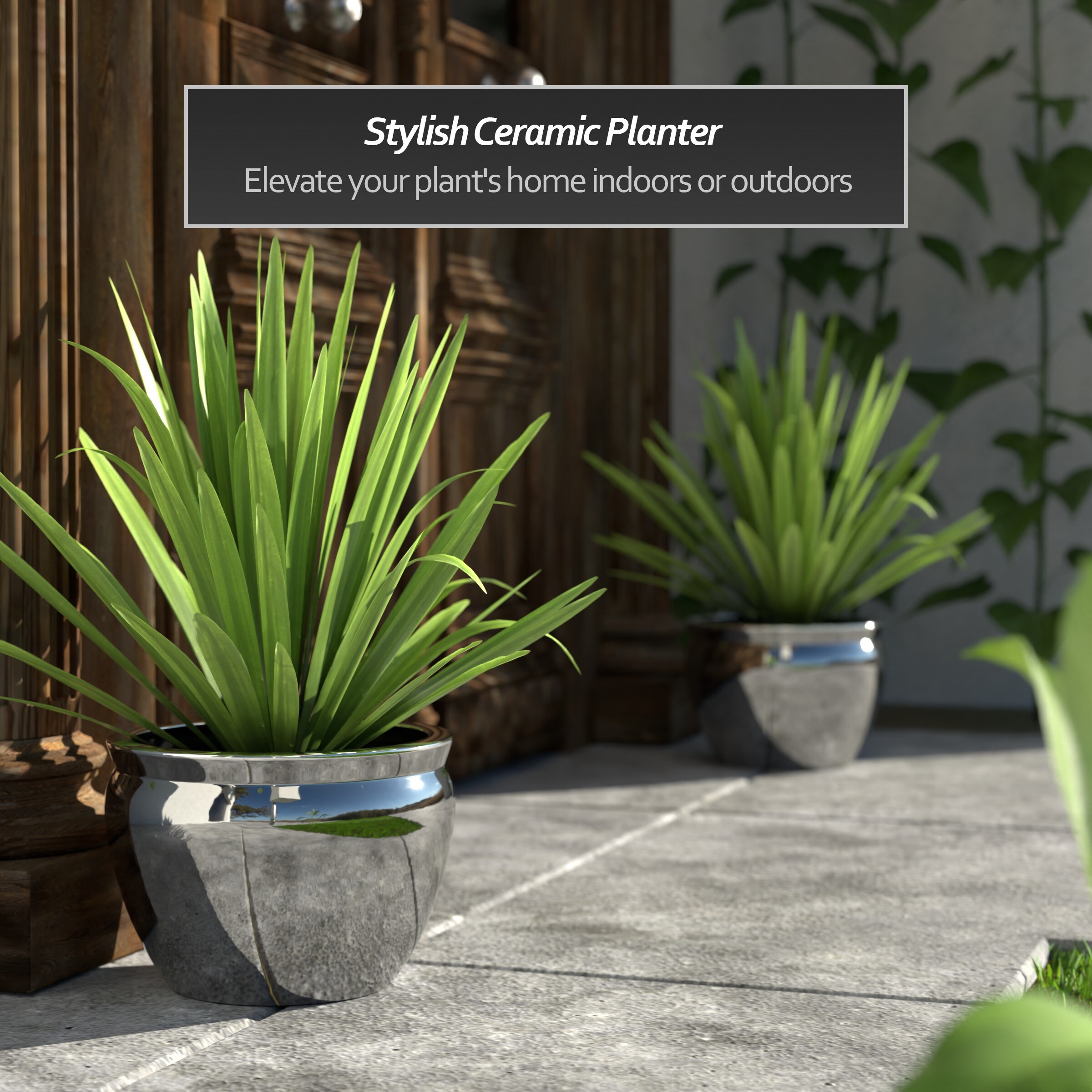 Red Lantern BW-12FISH-SLV Planter-Window-Box - View #6