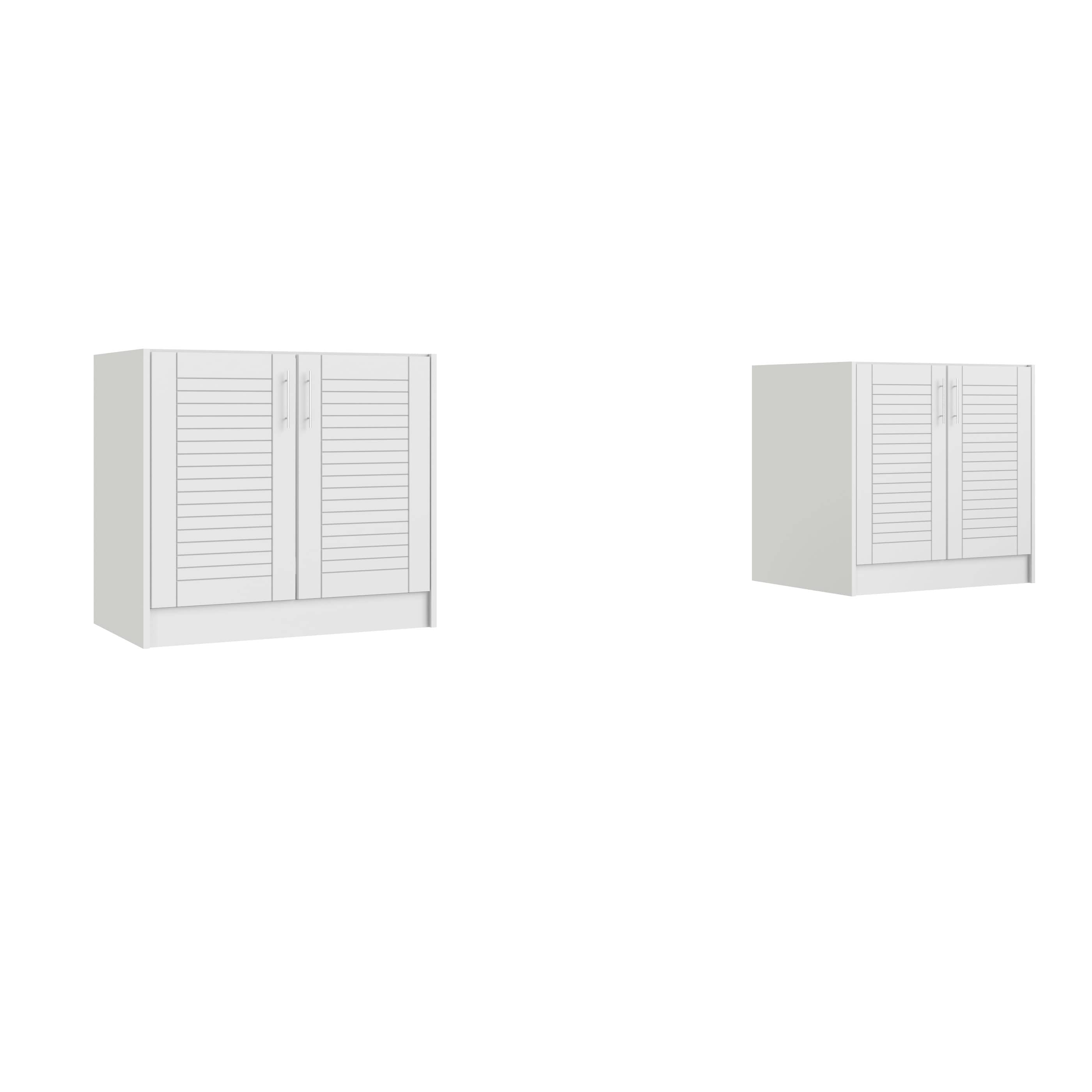 WeatherStrong WSE72WC-TSW Tampa 3 -Piece 73.25-in W x 25.5-in D x 34.5-in H Modular Outdoor Kitchen Set