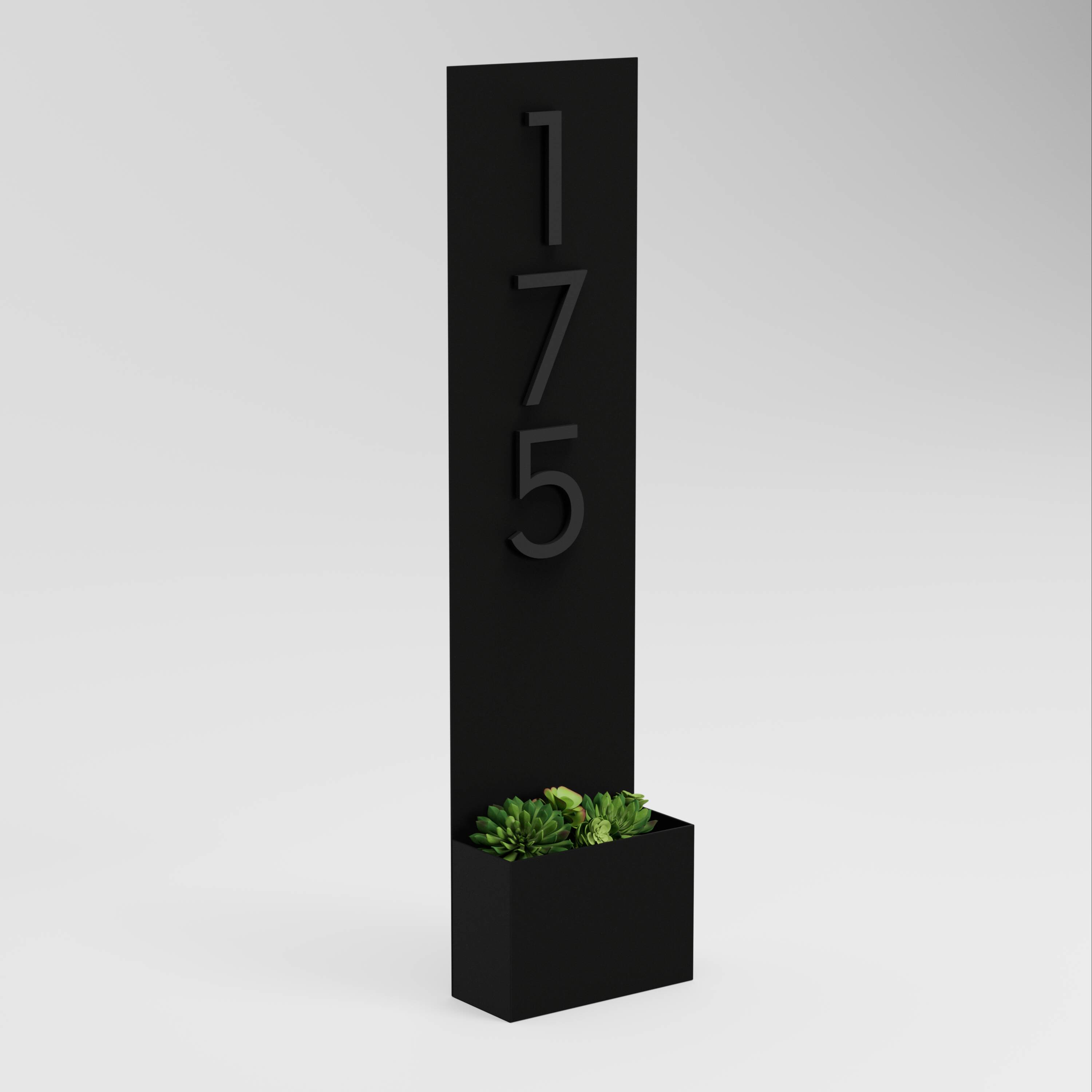 Post & Porch STANDING-BLACK Outdoor-Plaques-Holders - View #3