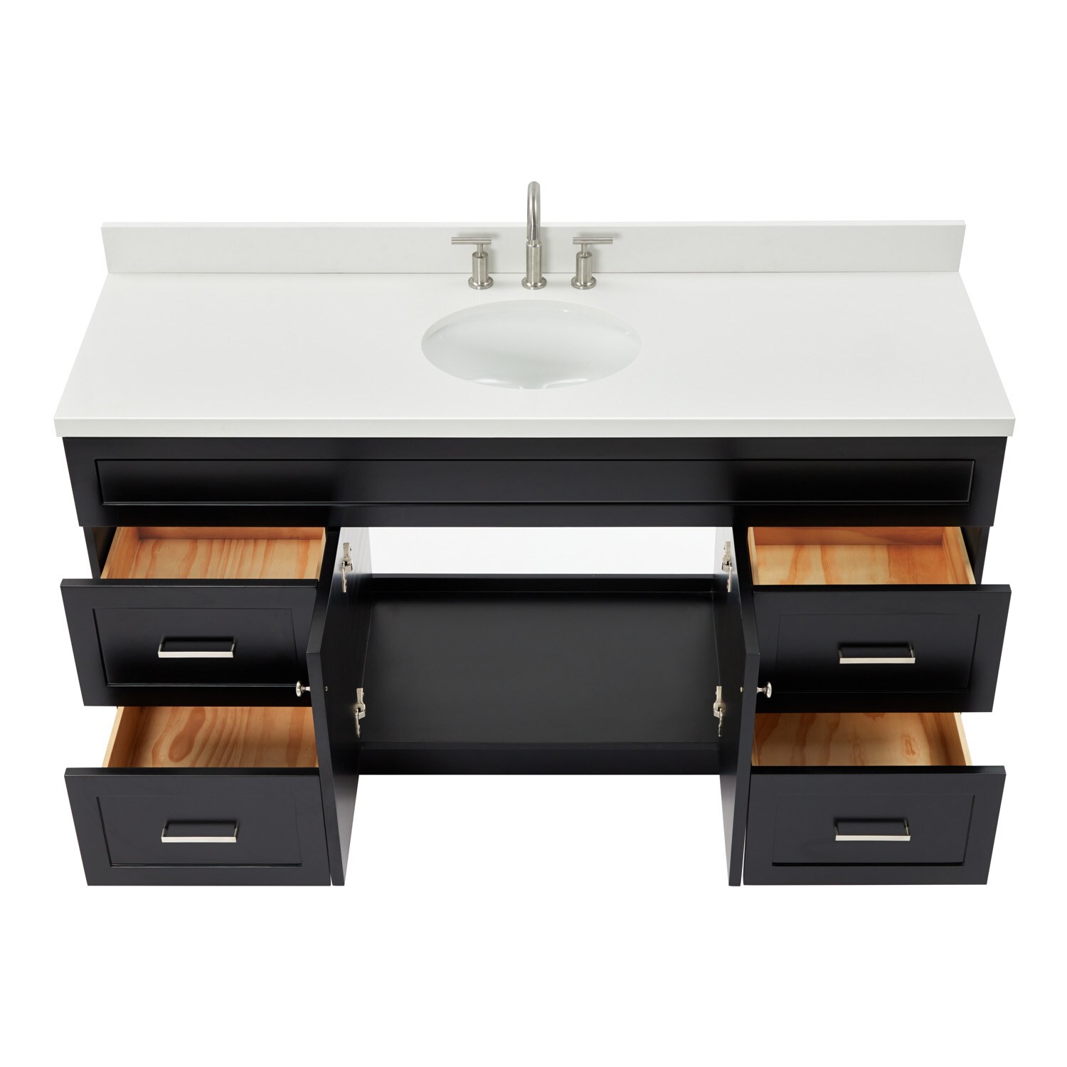 ARIEL F067SWQOVOBLK Bath-Vanity-Combo - View #9