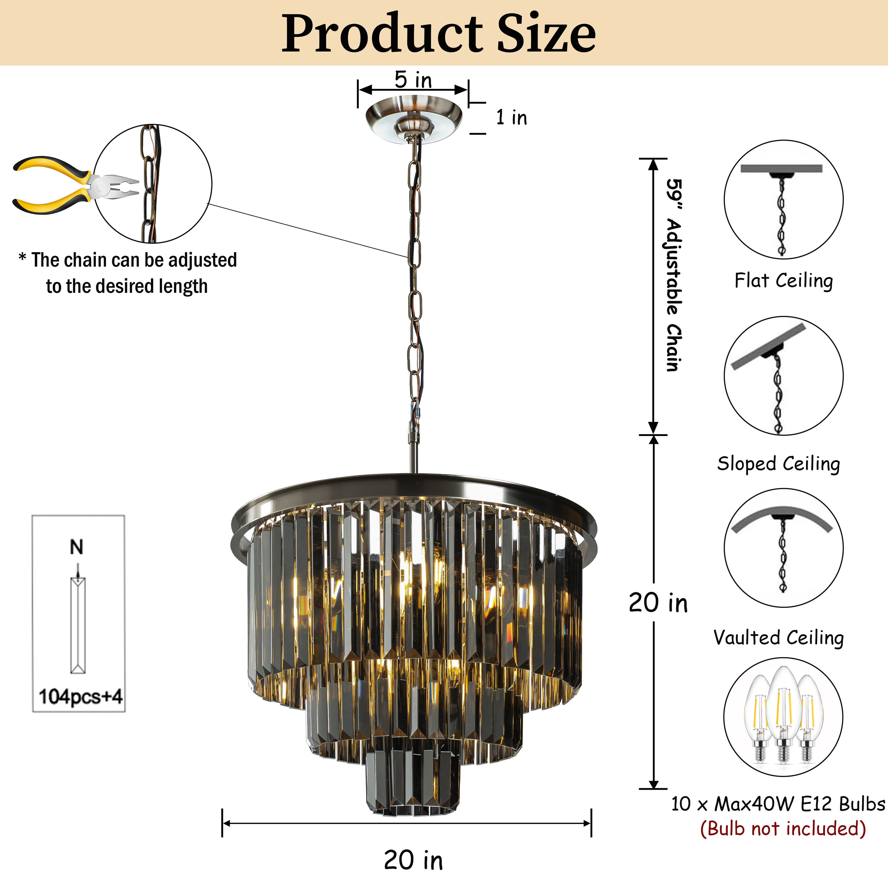 AloaDecor Lighting L7108D45BR01A b090015 - View #3