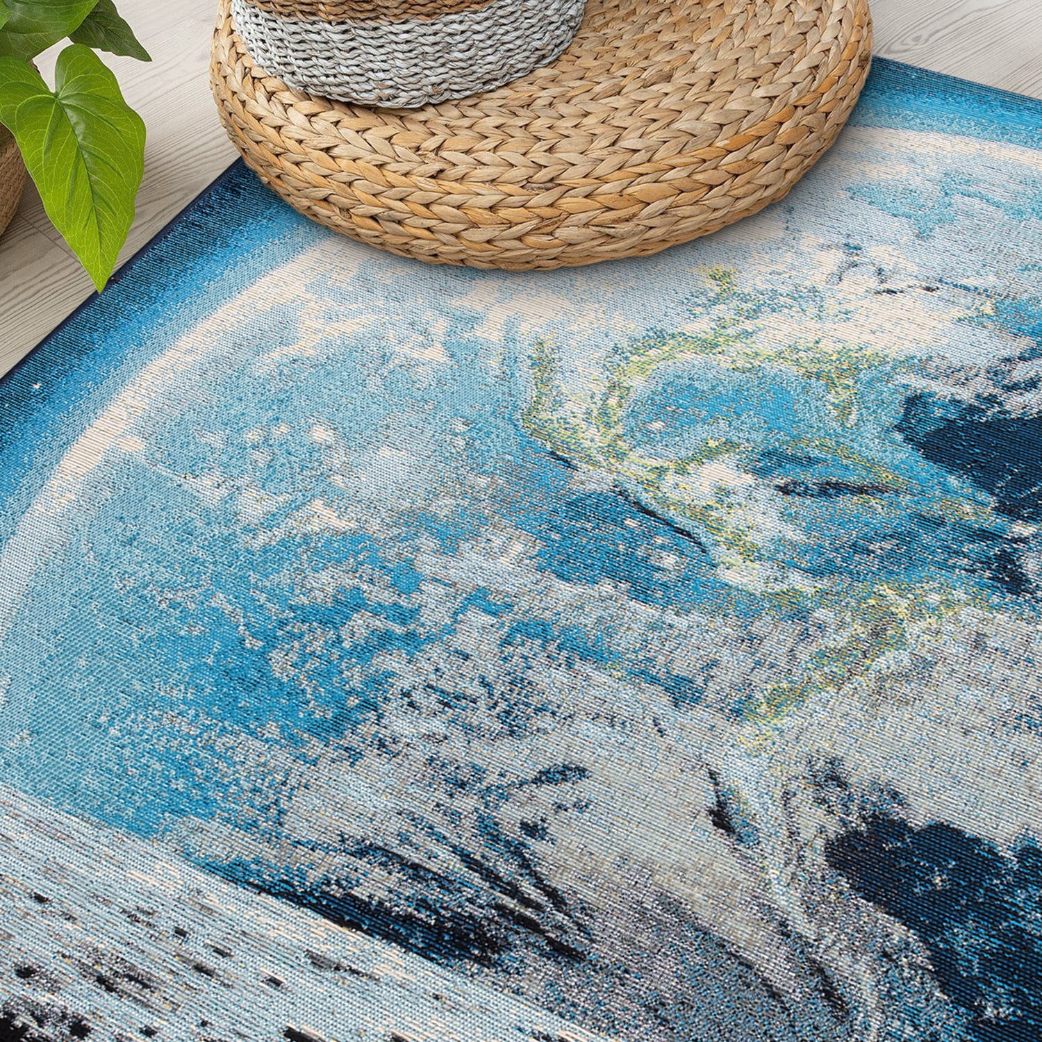 World Rug Gallery 436BLUE6RND rugs - View #9