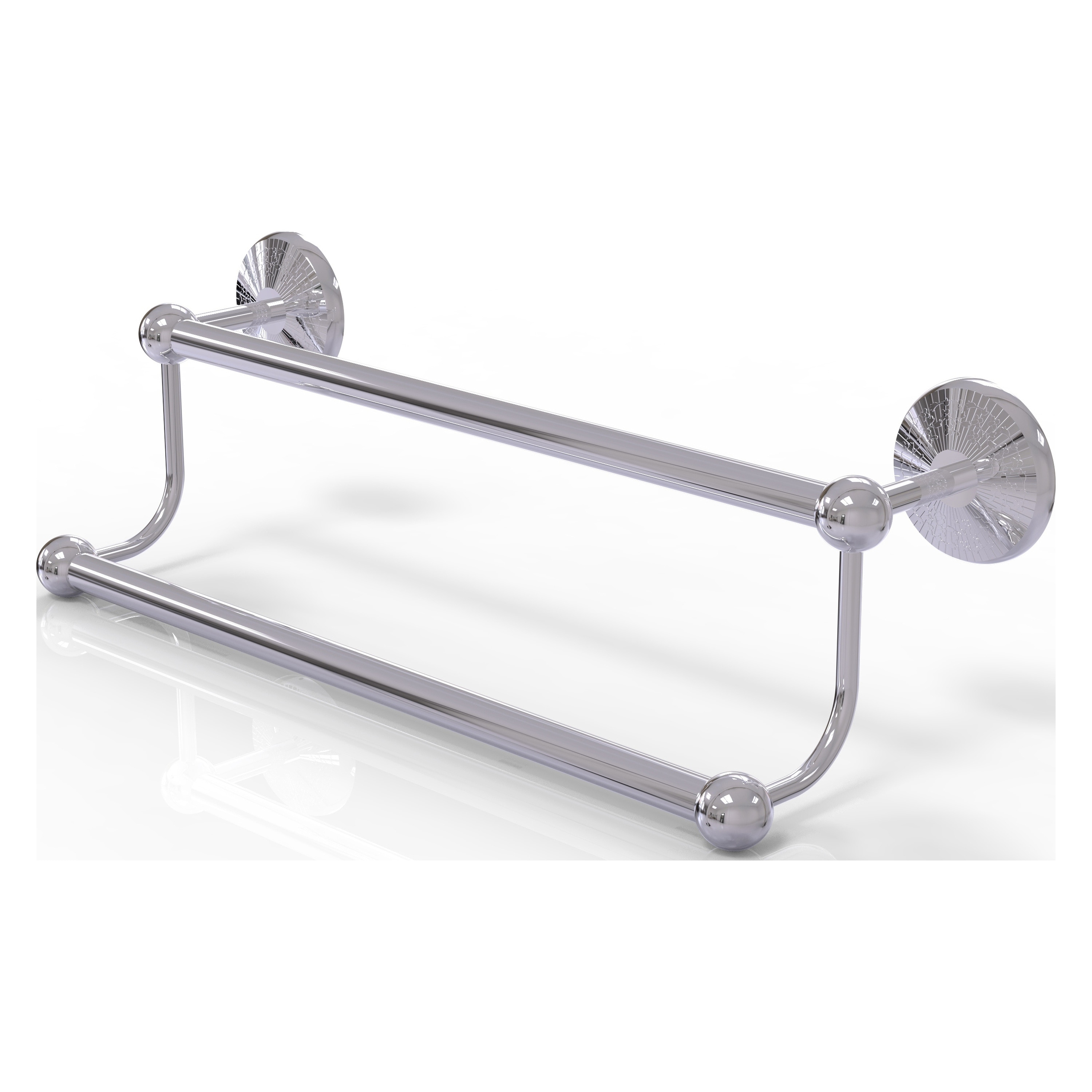 Allied Brass PMC-72/18-PC Prestige Monte Carlo 18-in double Polished Chrome Wall mount Double Towel Bar