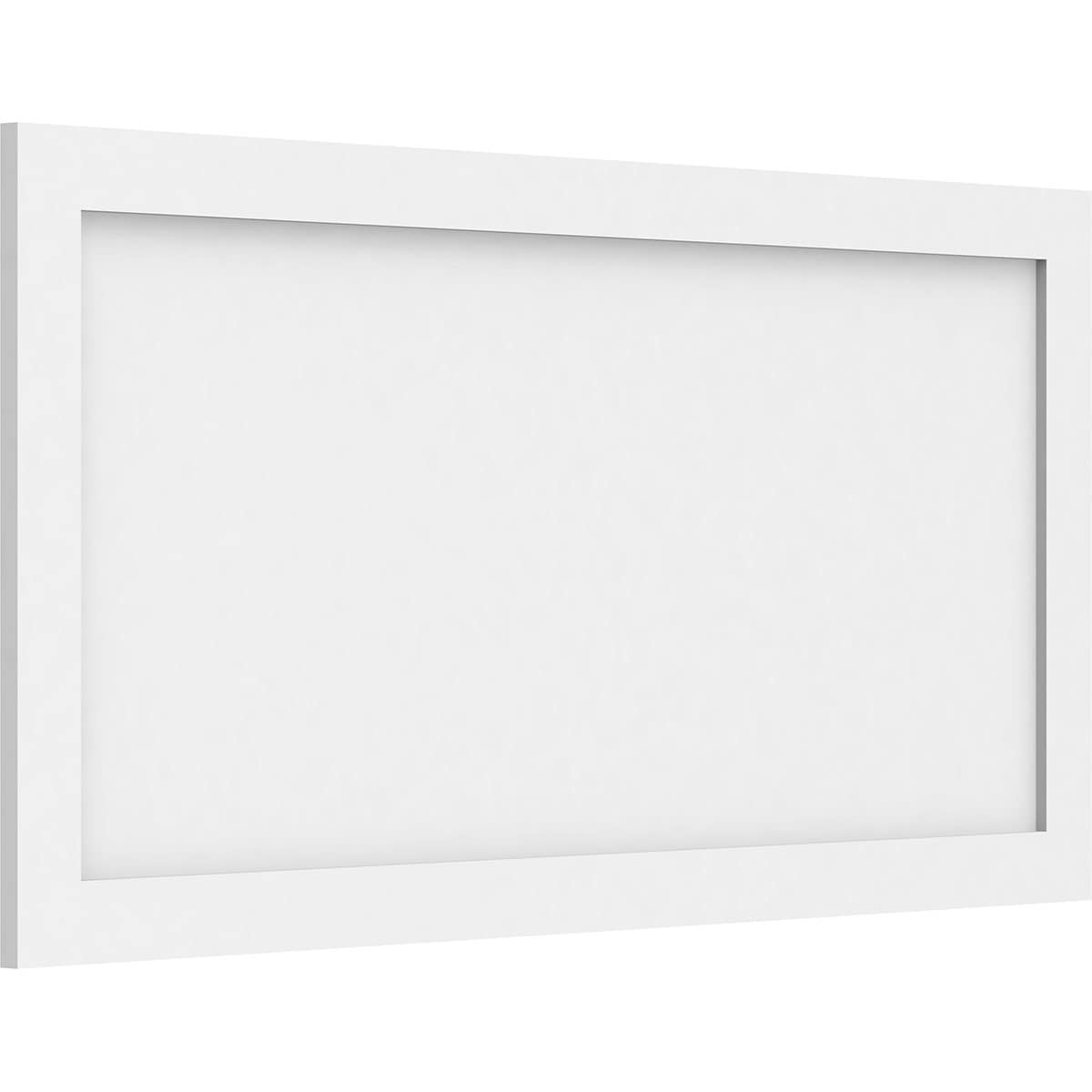 Ekena Millwork WALP40X20X062CNL 40-in x 20-in Smooth Paintable/Stainable White PVC Fretwork Wall Panel (